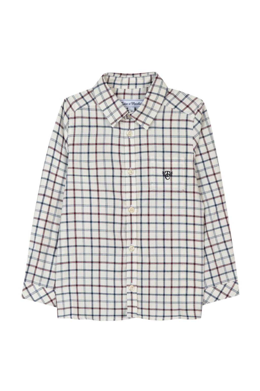 Camicia - Scacchi Bordeaux