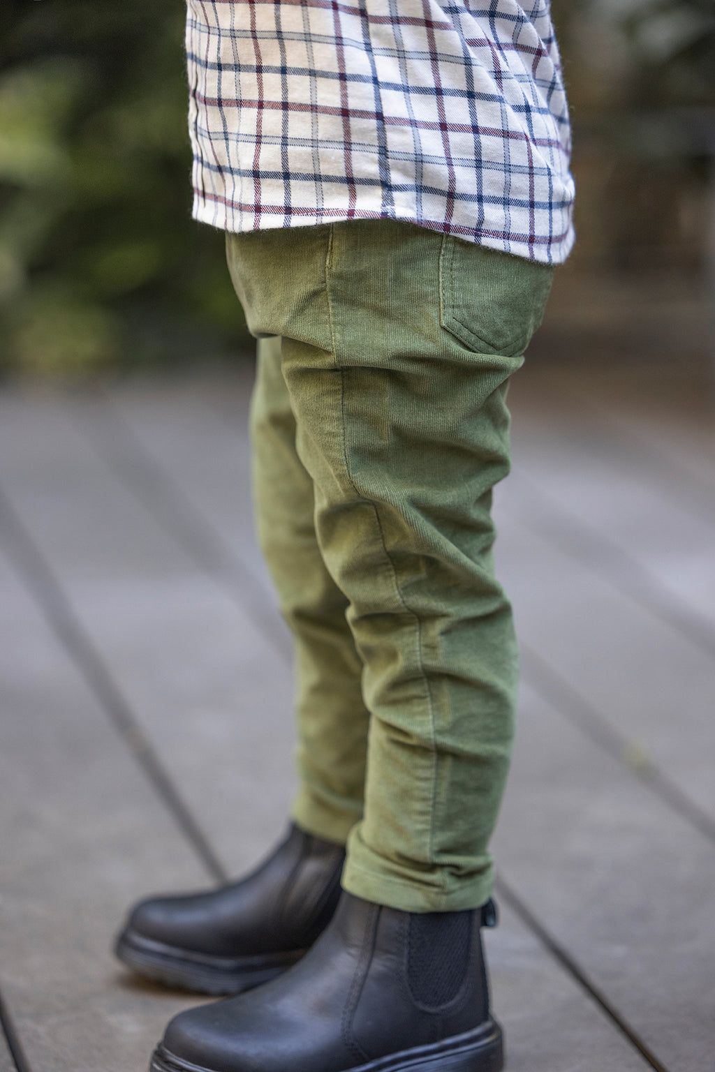 Broek - kaki Corduroy