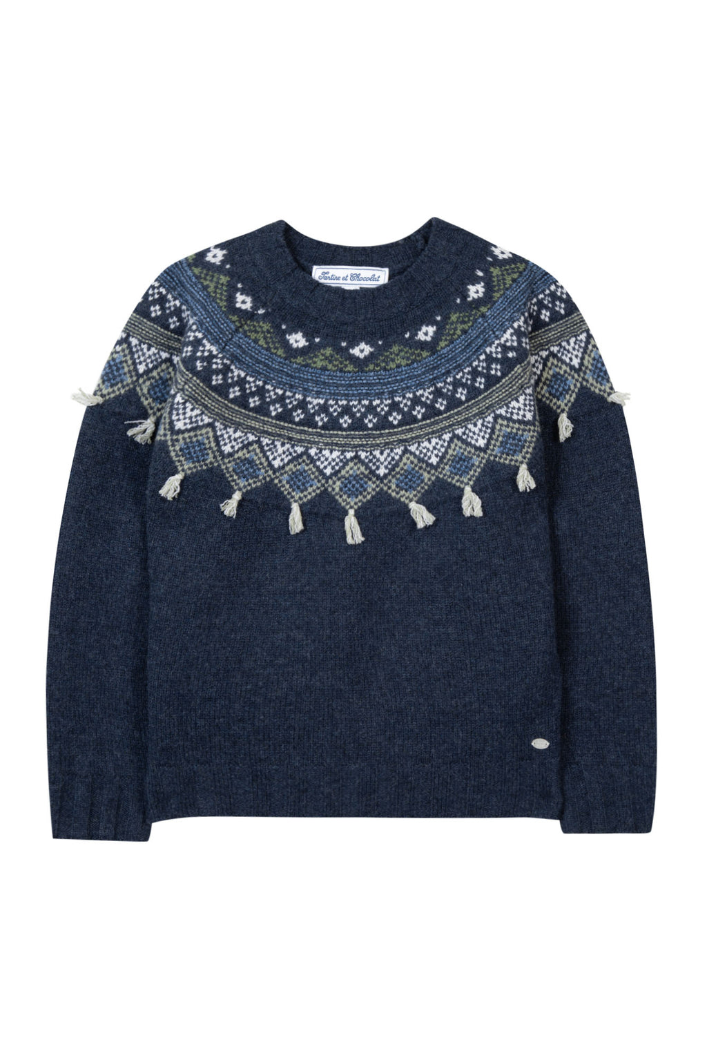 Pull - Marine jacquard