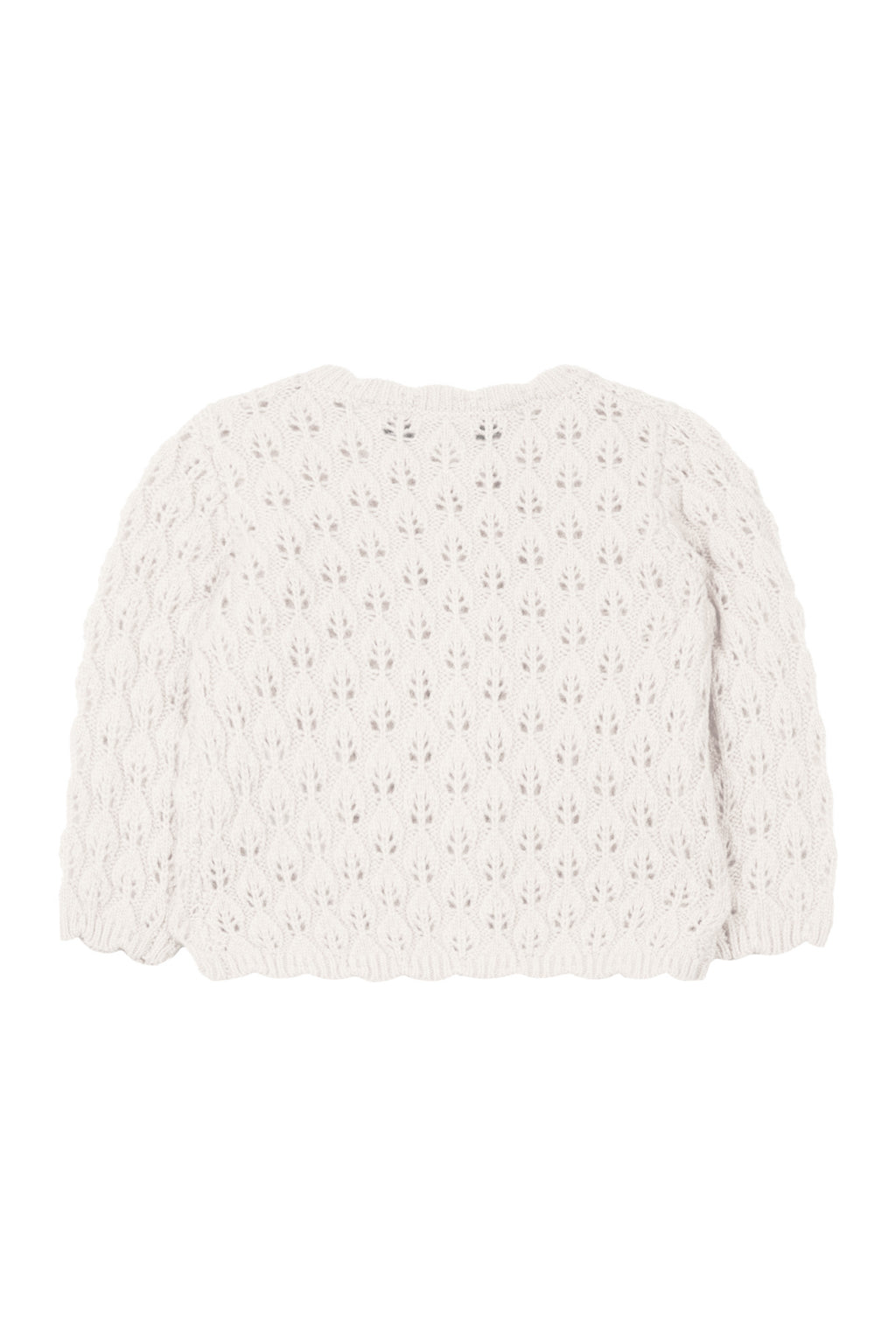 Cardigan - Ecru Knitwear openwork