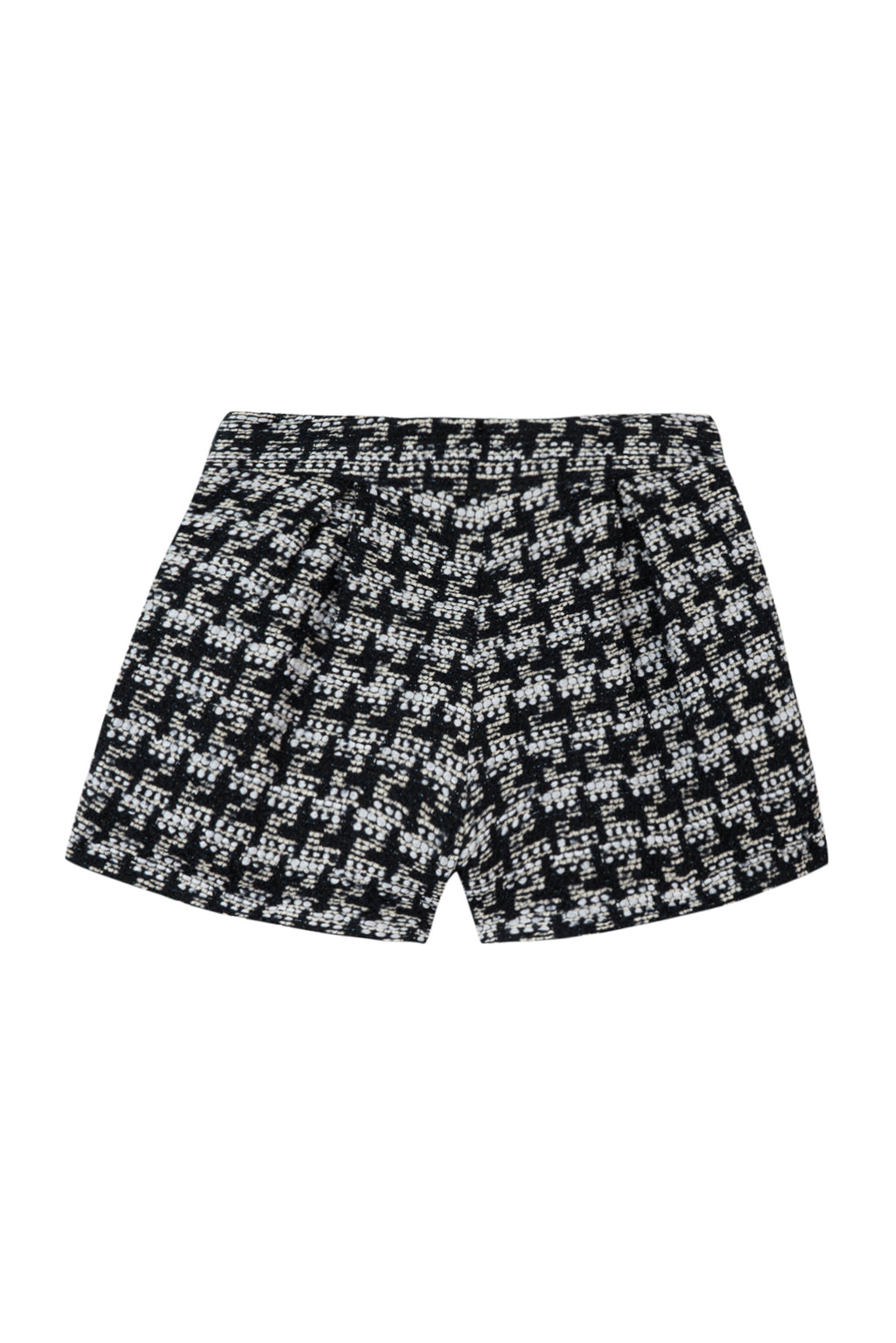 Short - Marine tweed pied de poule