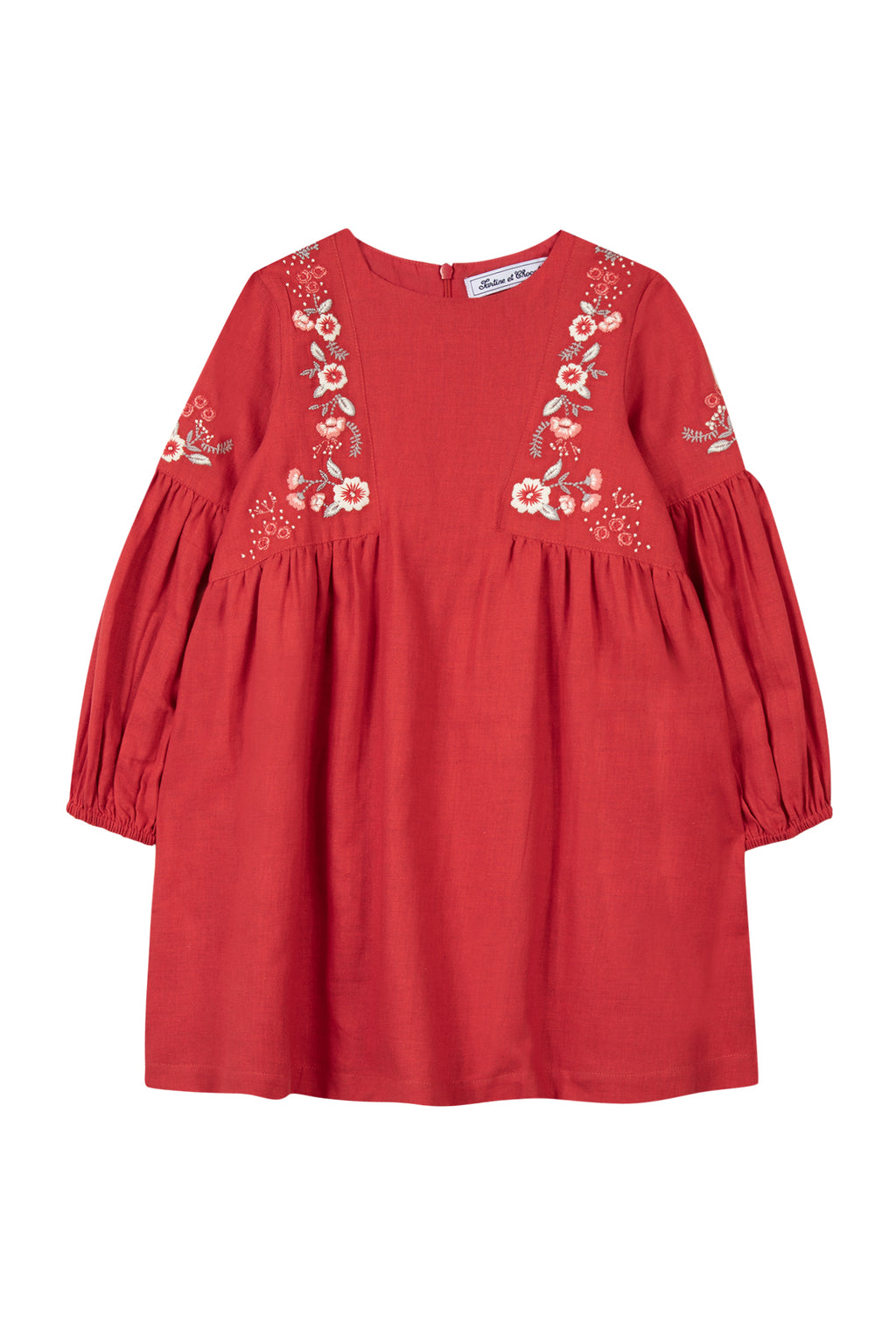 Dress - Grenadine Embrodery flowery