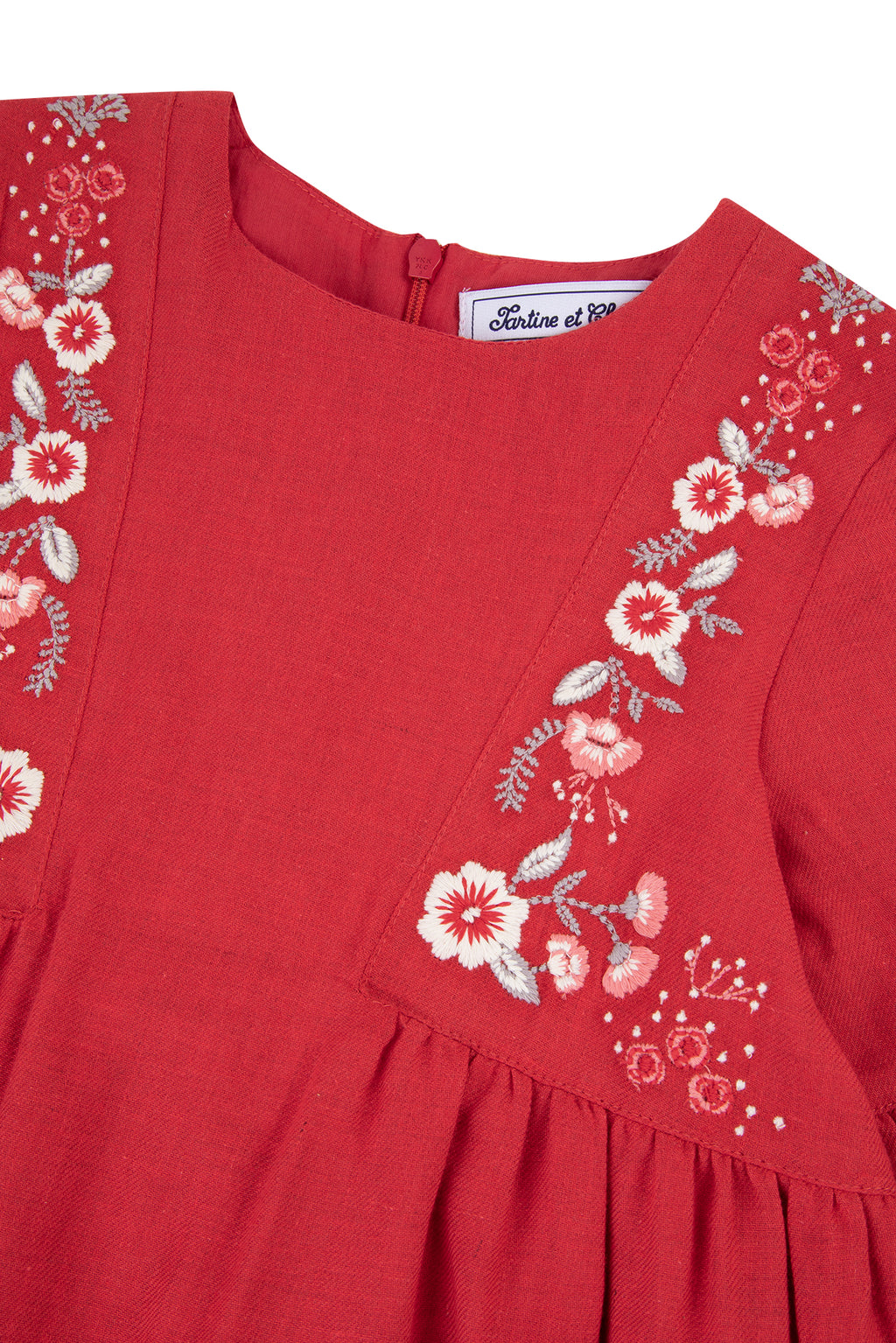 Dress - Grenadine Embrodery flowery