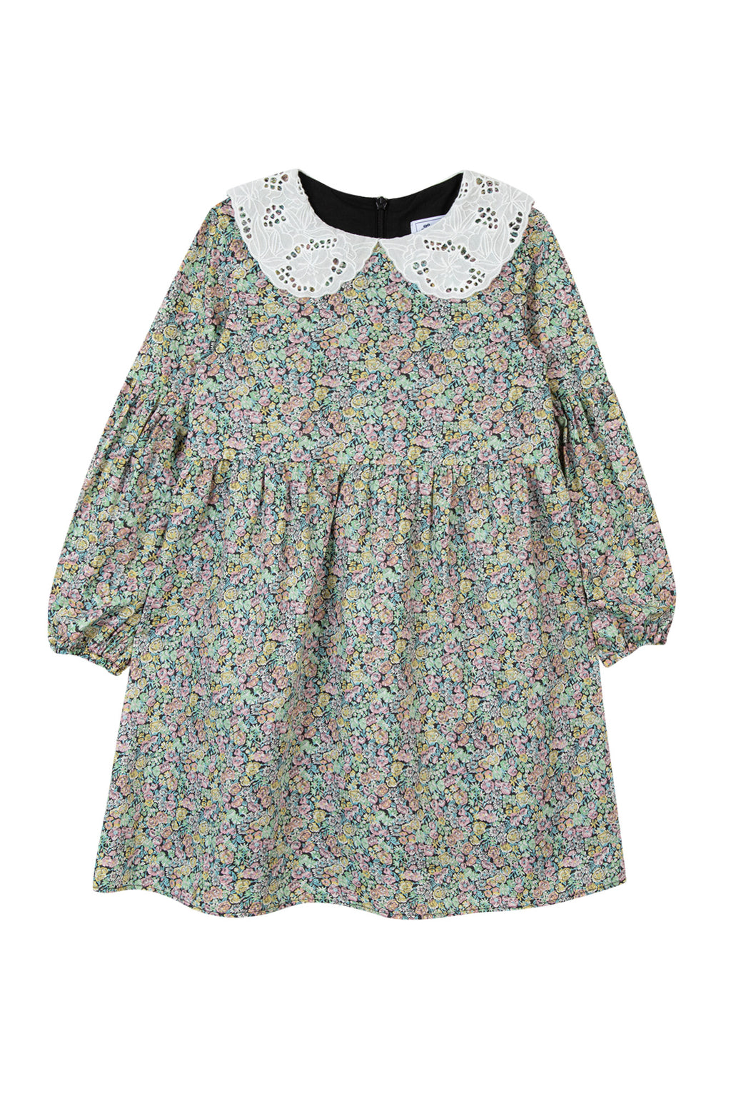 Dress - Fabric Liberty Collar openwork