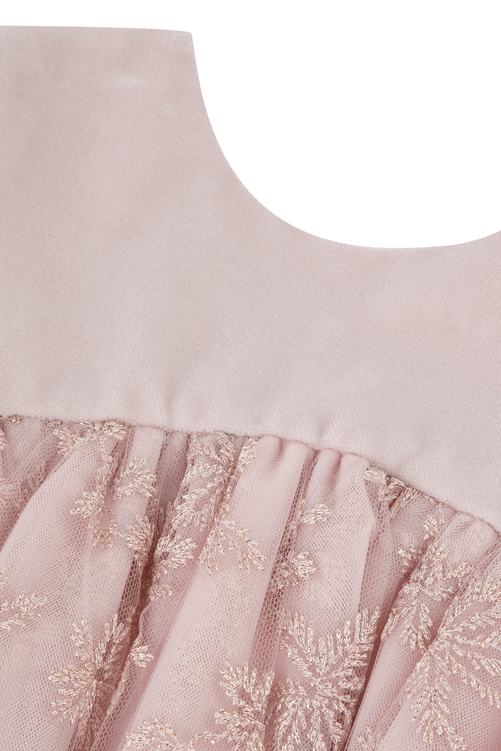 Dress - Pale pink glitter tulle