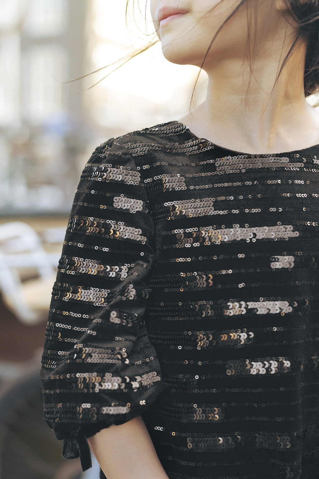 Dress - Black Sequins