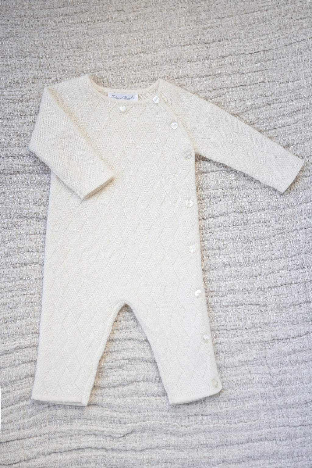 Baby cashmere leggings in grey - Tartine Et Chocolat