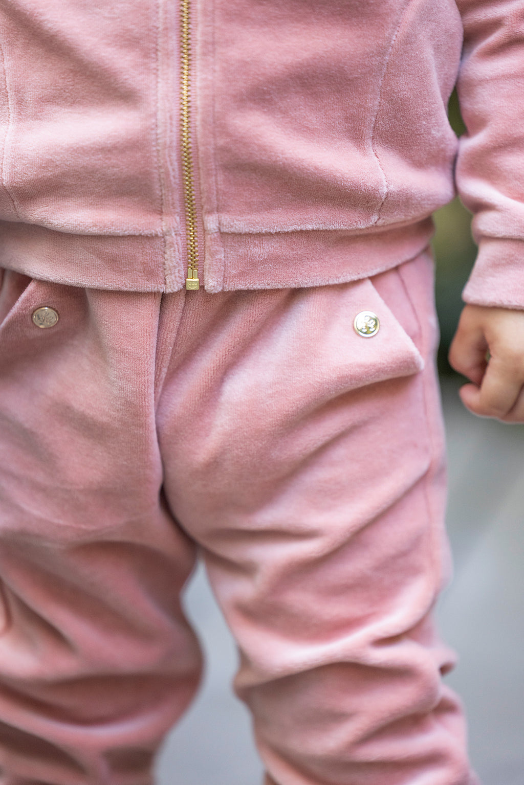 Set Jogging - Roze pluizig