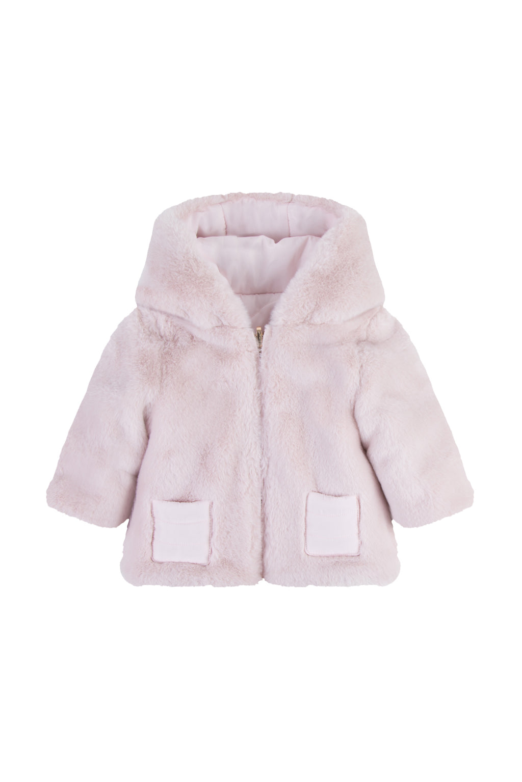 Geschwollene Jacke - Rosa Reversibler blass