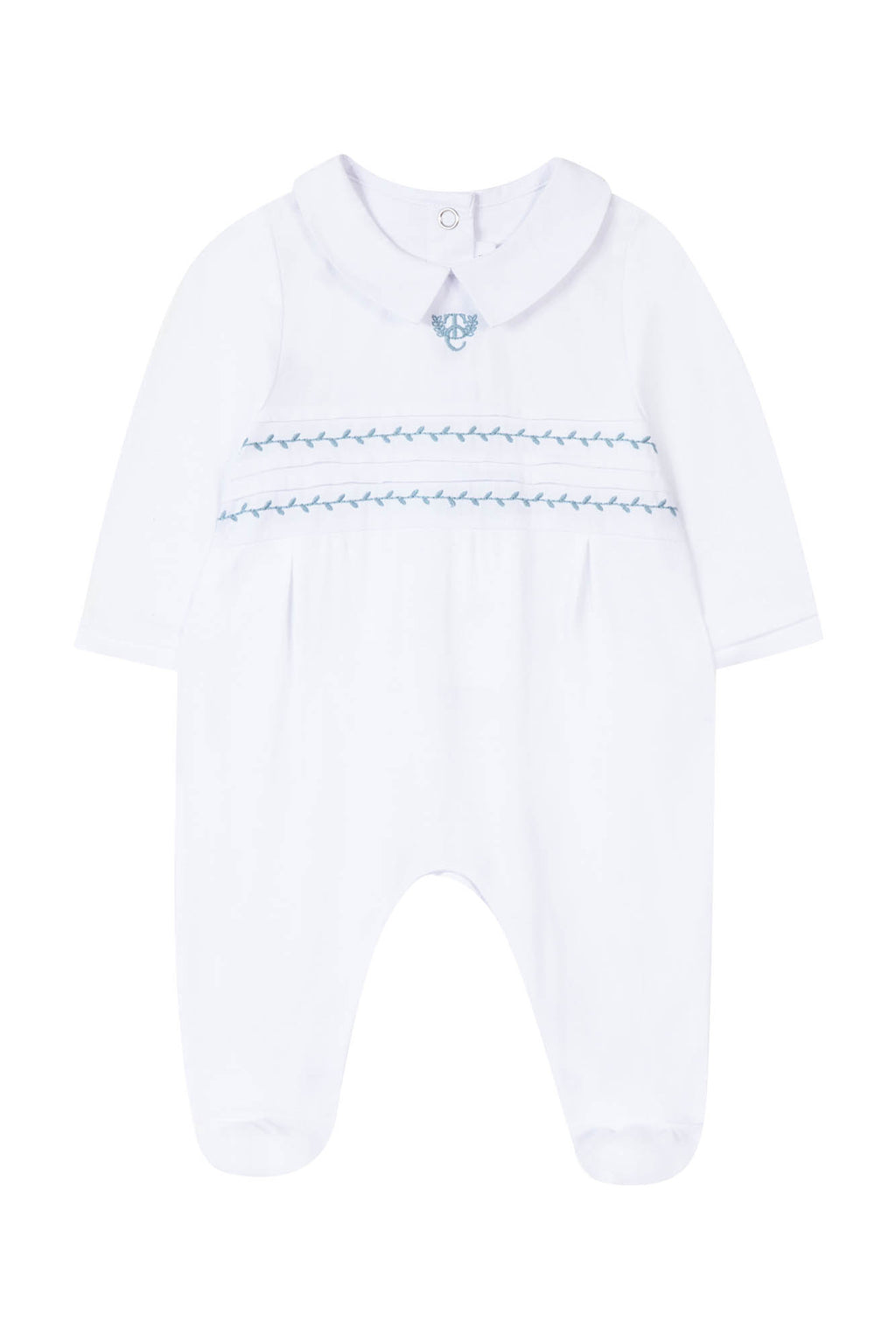 Pajamas - White cotton Patch Tc