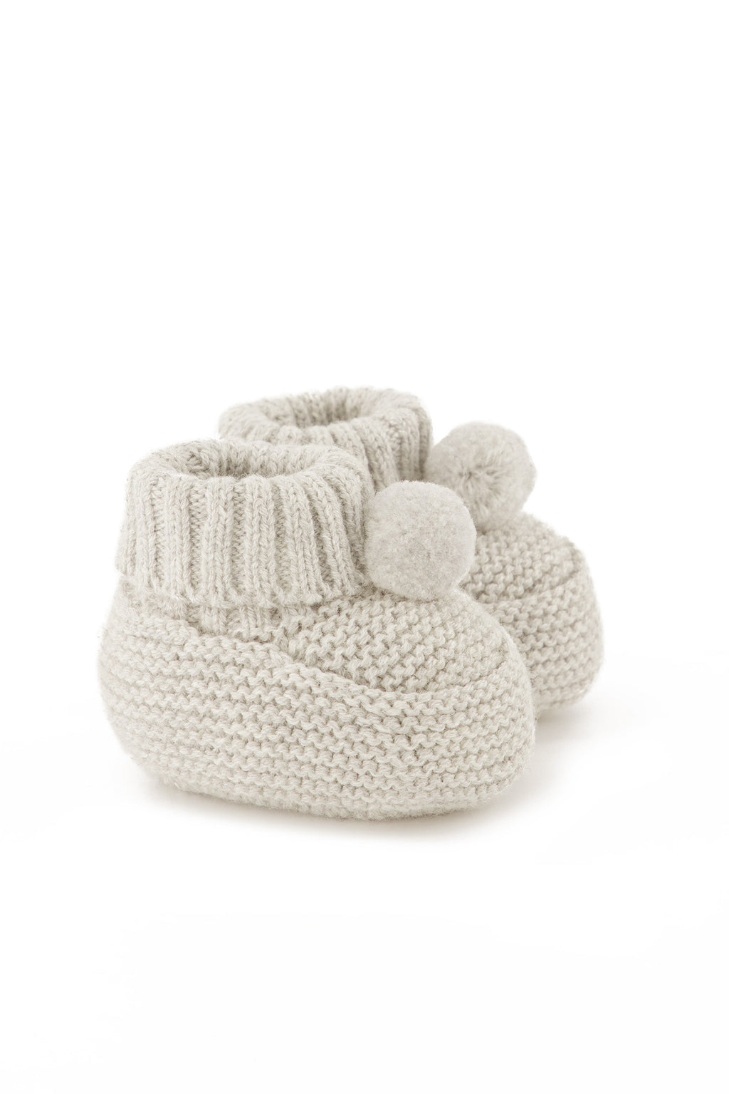 Slippers - Beige Knitwear