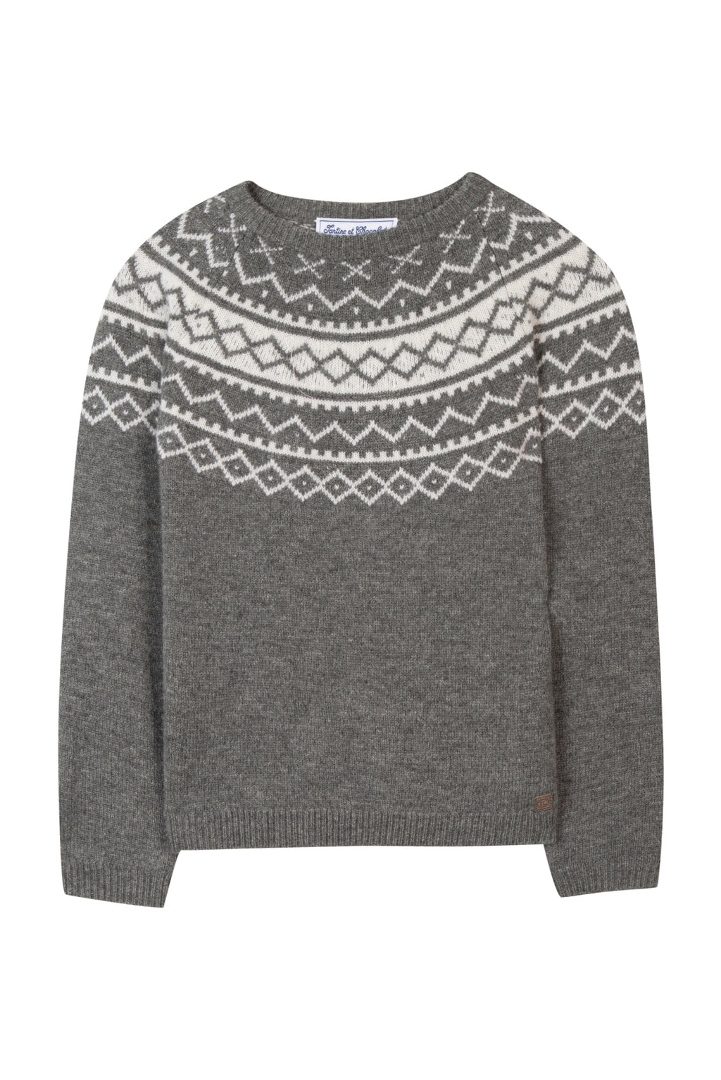 Sweater - Grey jacquard