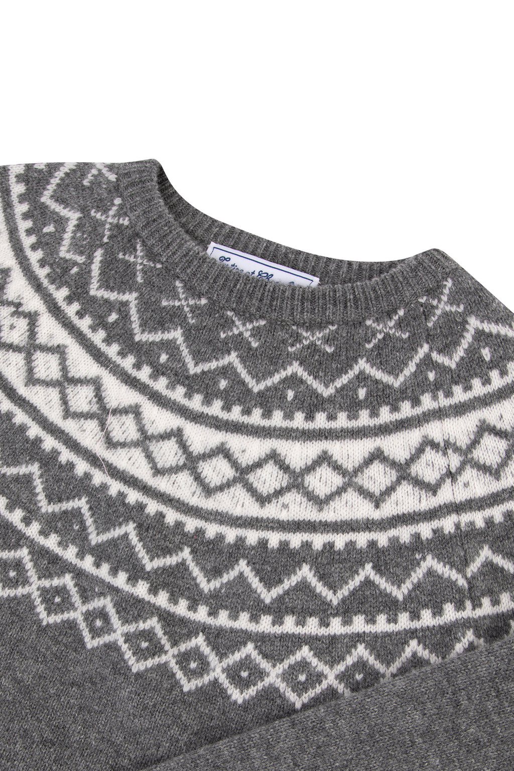 Sweater - Grey jacquard