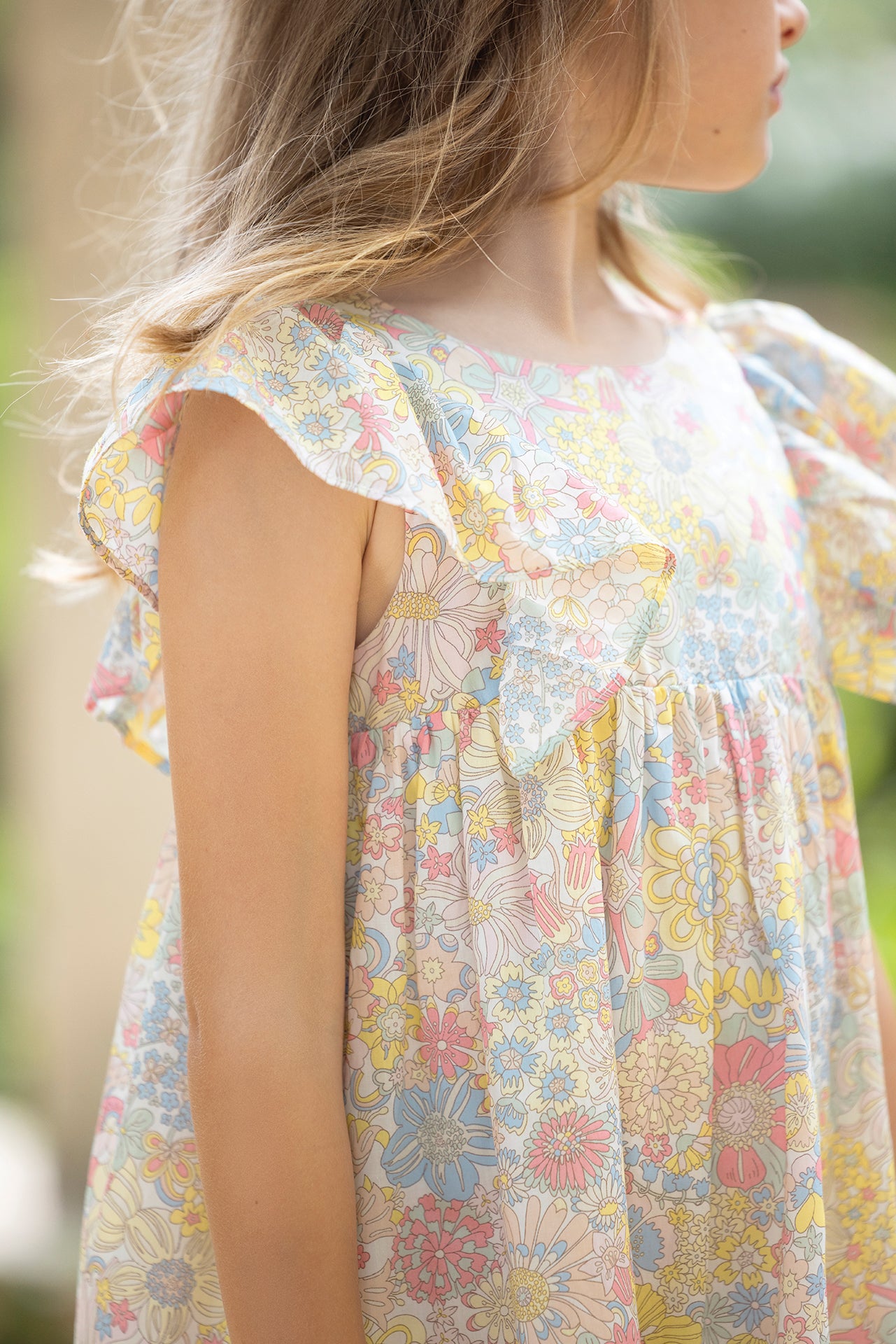 Dress - Pale pink fabric Liberty