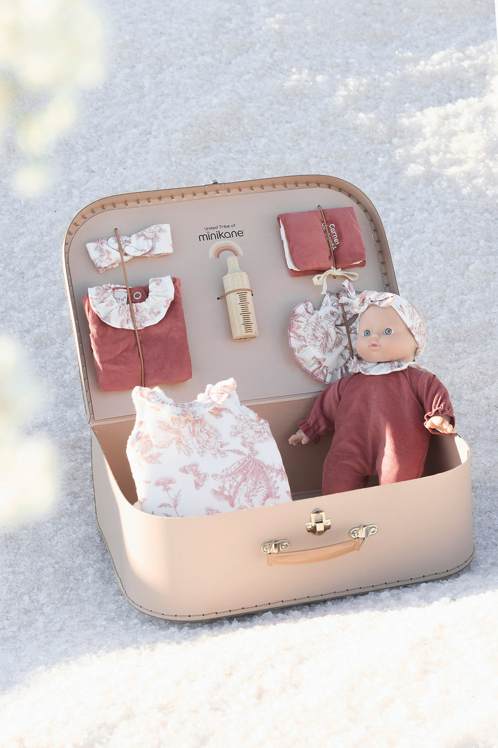 Suitcase kit Newborn - Baby doll Clarisse Minikane X Tartine et Chocolat