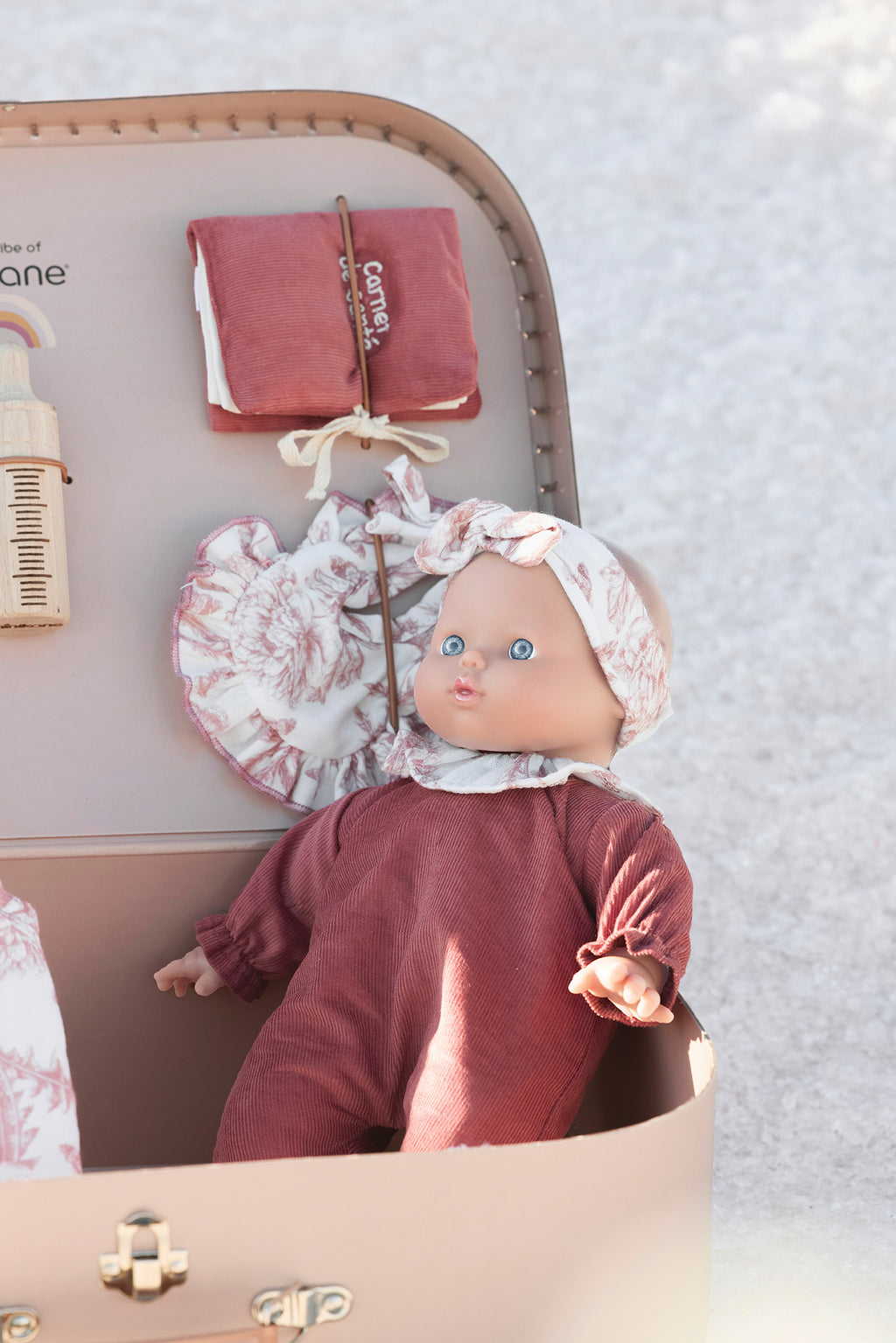 Suitcase kit Newborn - Baby doll Clarisse Minikane X Tartine et Chocolat