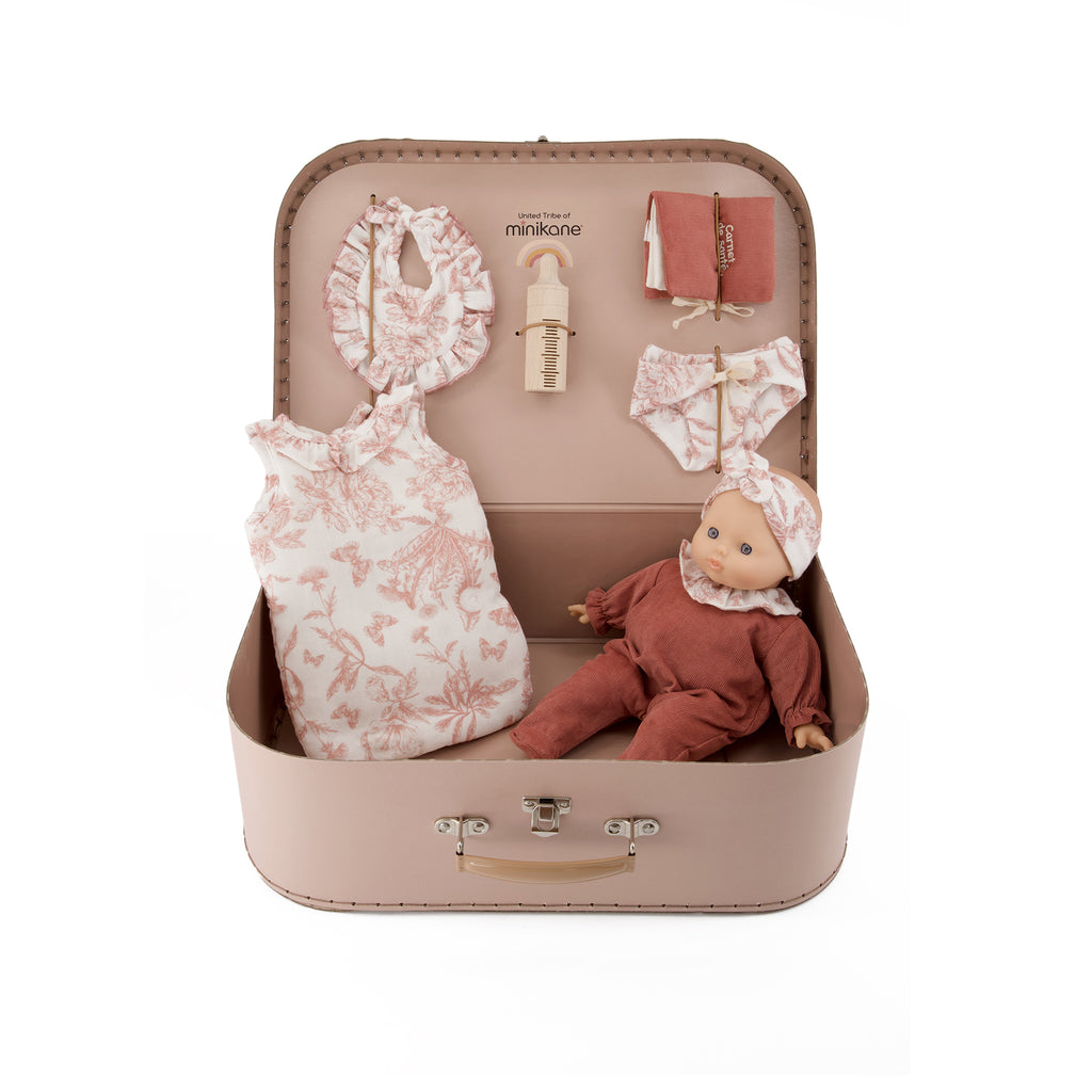 Valise kit de naissance - Poupon Clarisse Minikane x Tartine et Chocolat