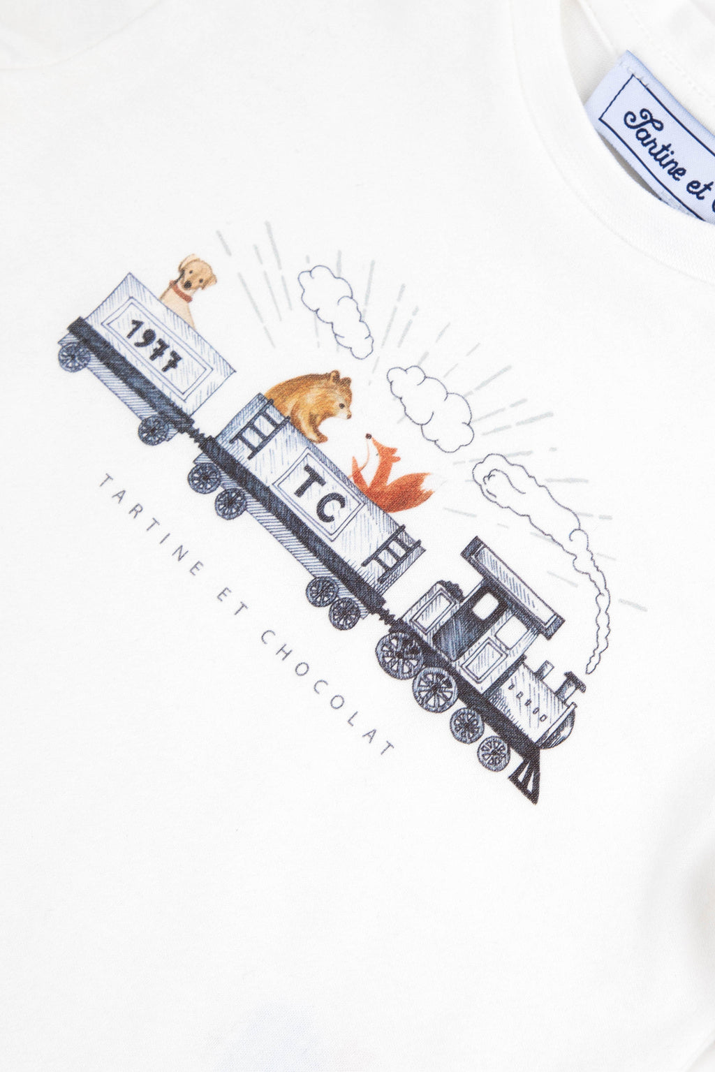 Camiseta - Ilustración tren