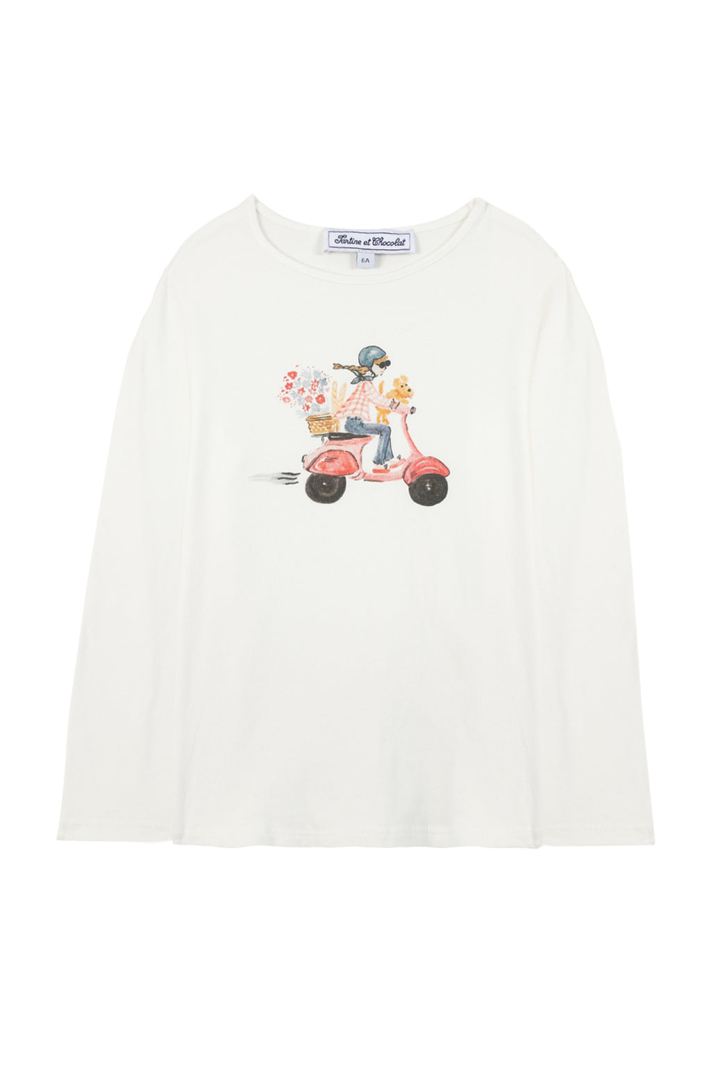 T-shirt - Illustration raspberry scooter