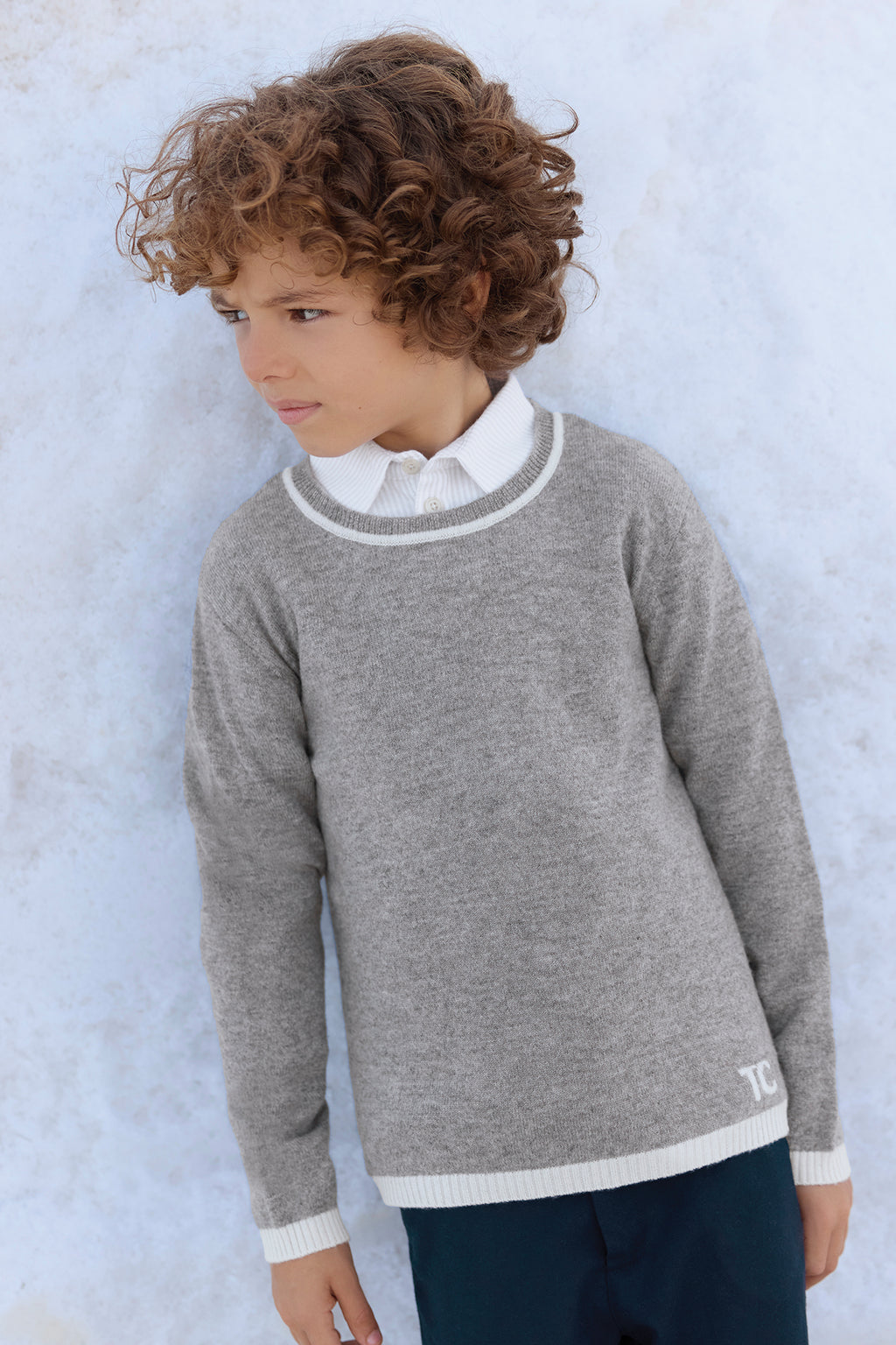 Pull - Cachemire gris TC