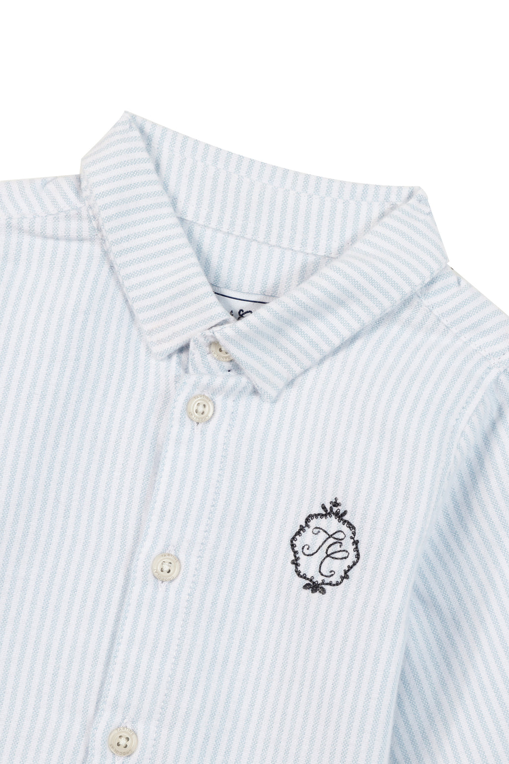 Shirt - Sky blue striped