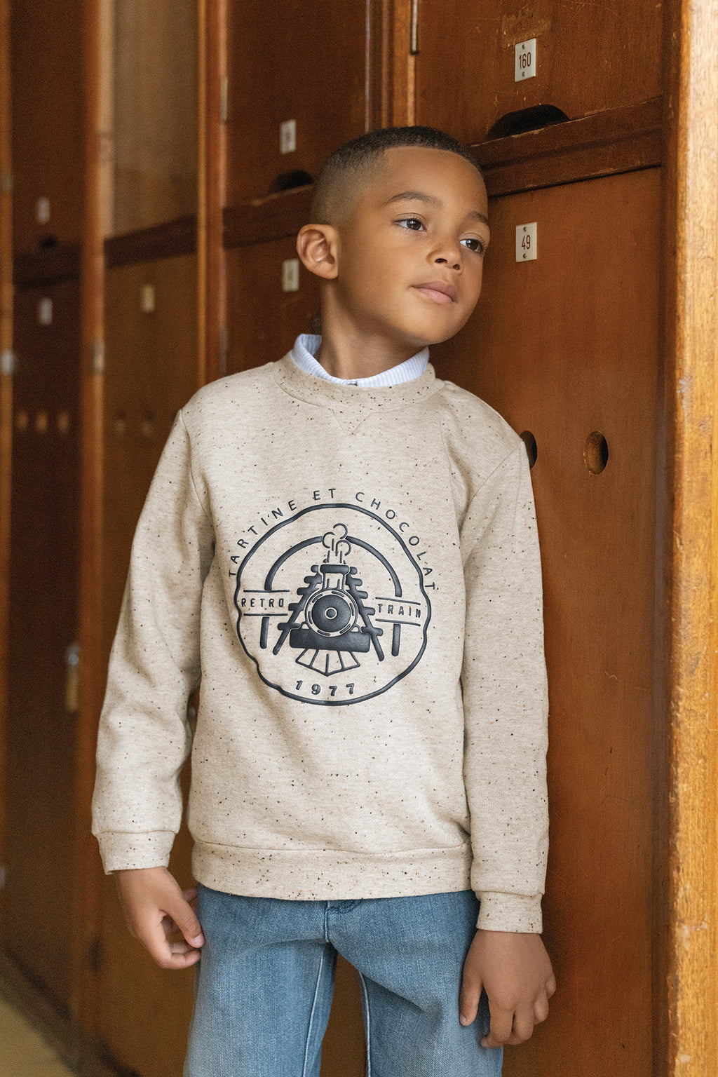 Sweatshirt - Sand Illustration Zug