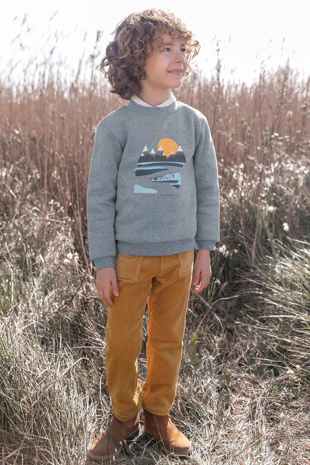 Broek - mosterd Corduroy