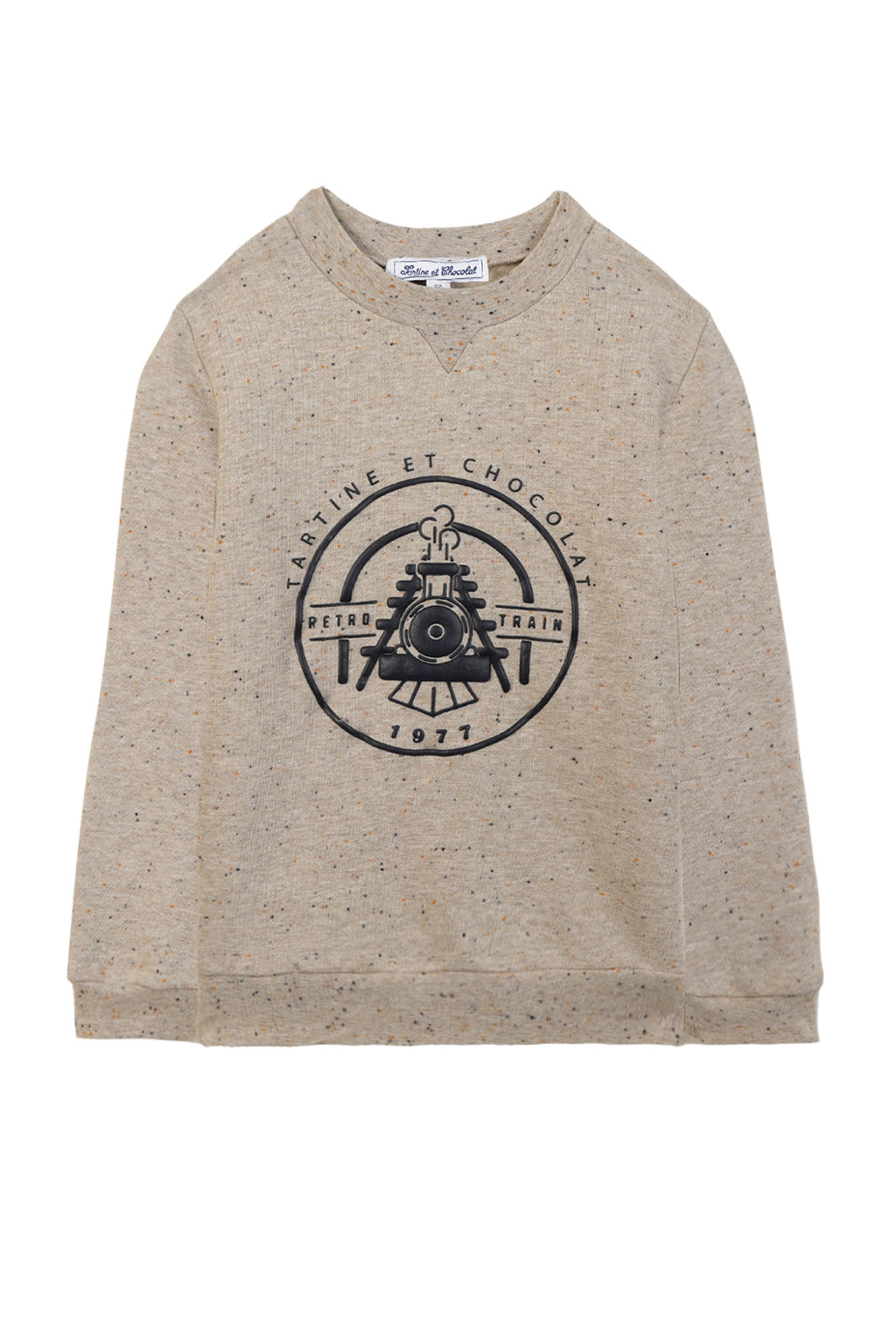 Sweatshirt - Sand Illustration train