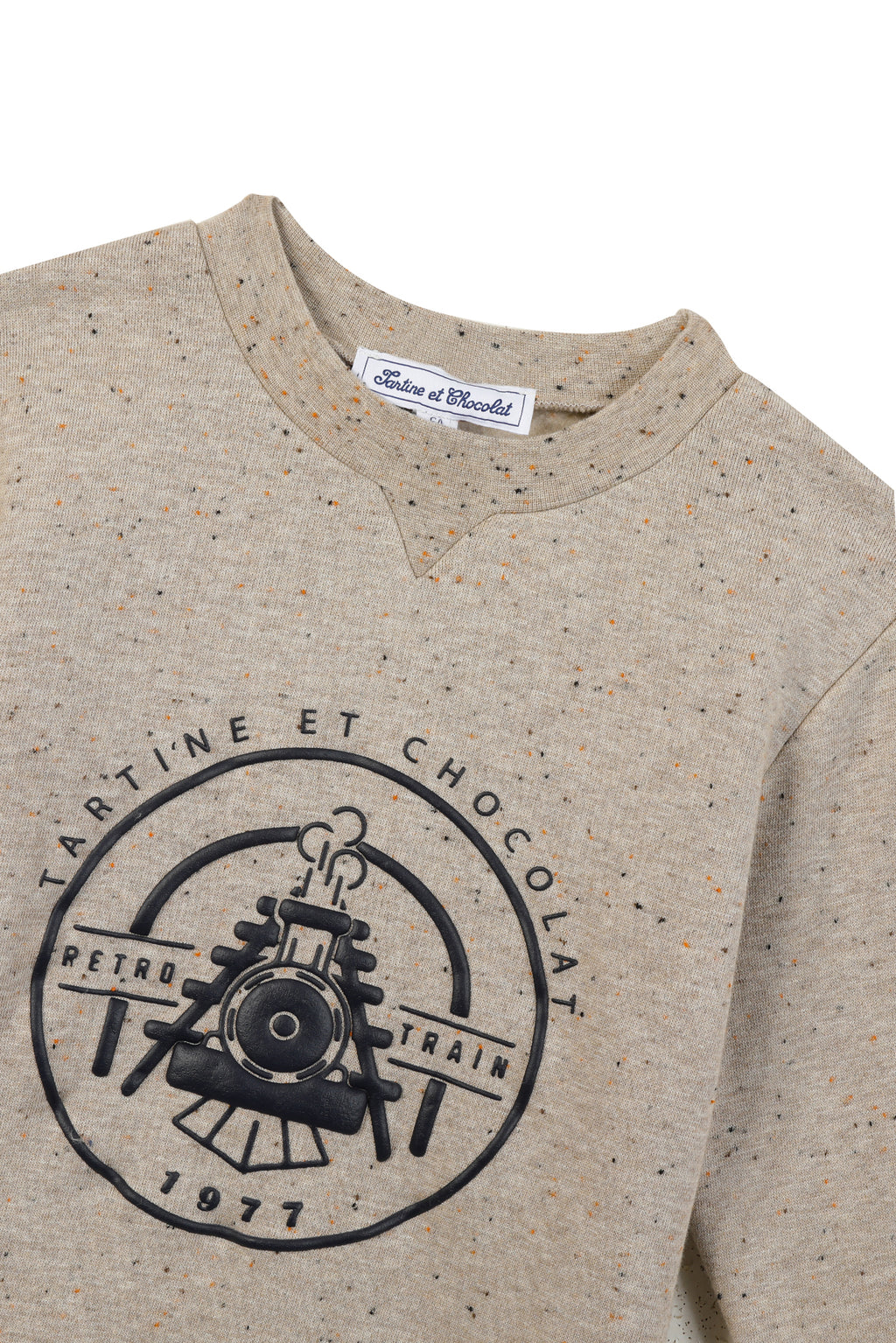 Sweatshirt - Sand Illustration train