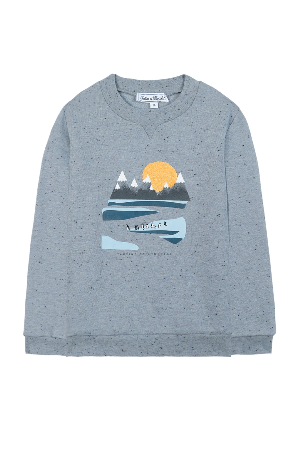 Sweatshirt - Blue Greye Illustration ice floe