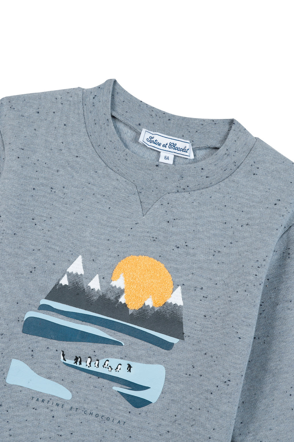 Sweatshirt - Blue Greye Illustration ice floe