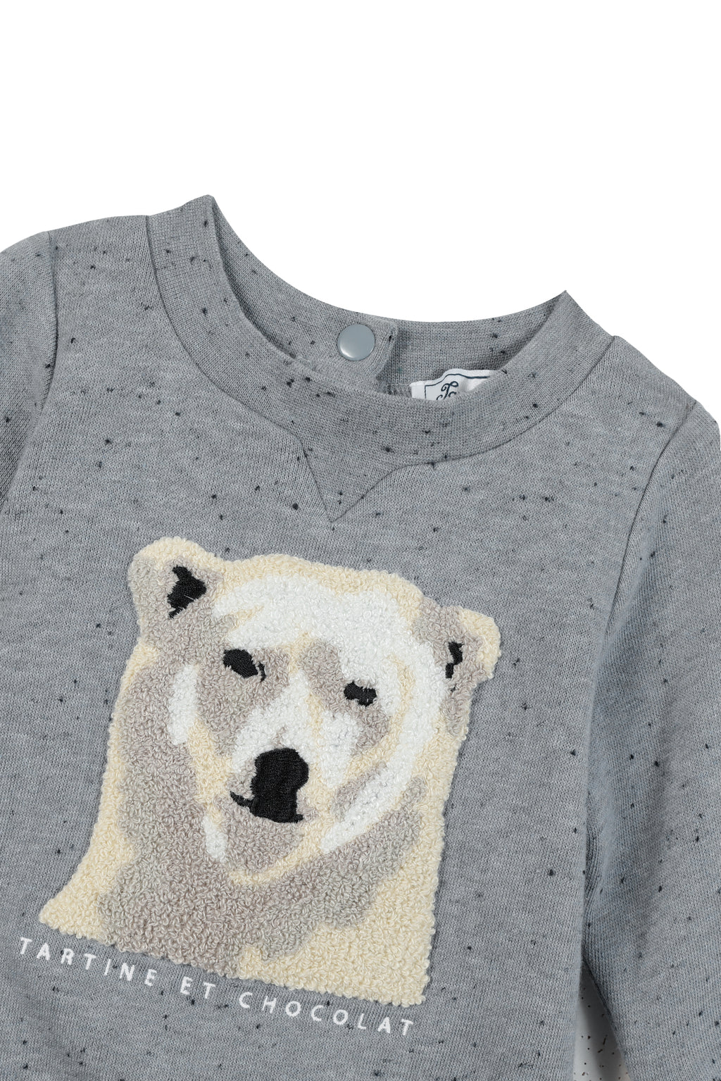 Sweatshirt - Blue Illustration polar bear