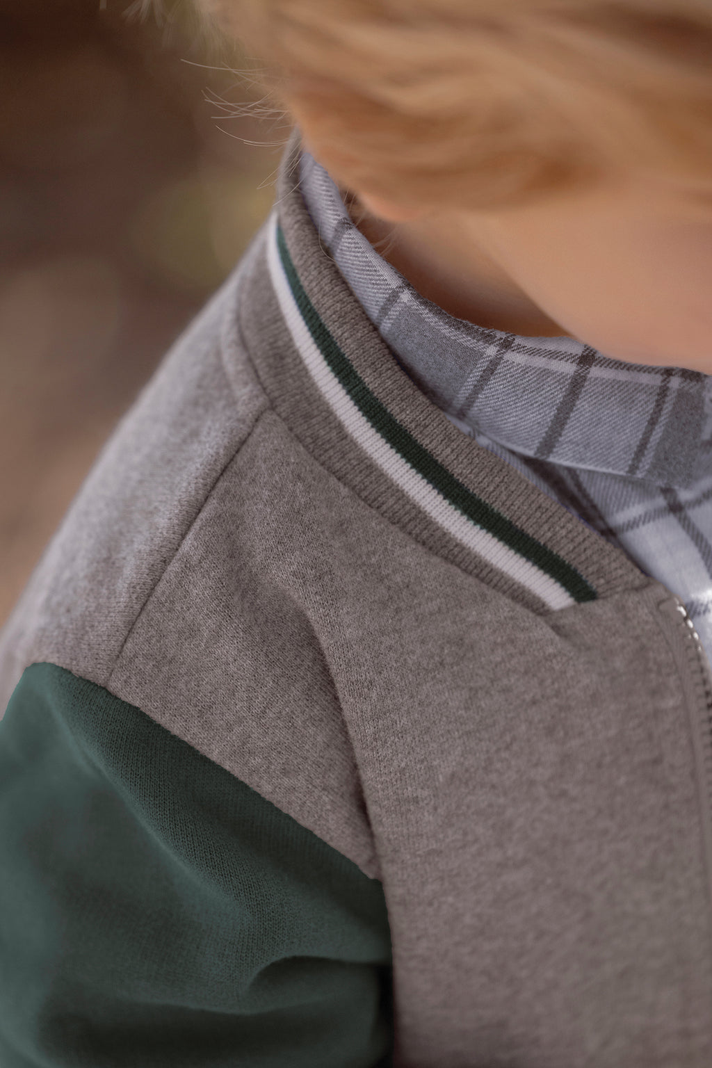 Cardigan - Grey China Fleece