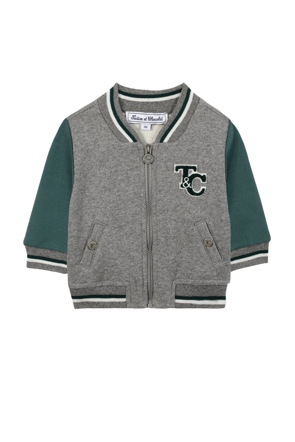 Cardigan - Grey China Fleece