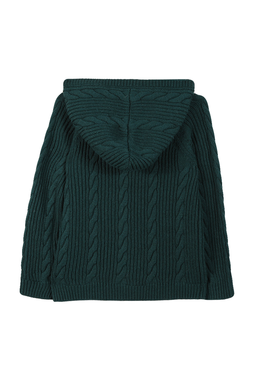 Gilet - Vert anglais maille torsadé