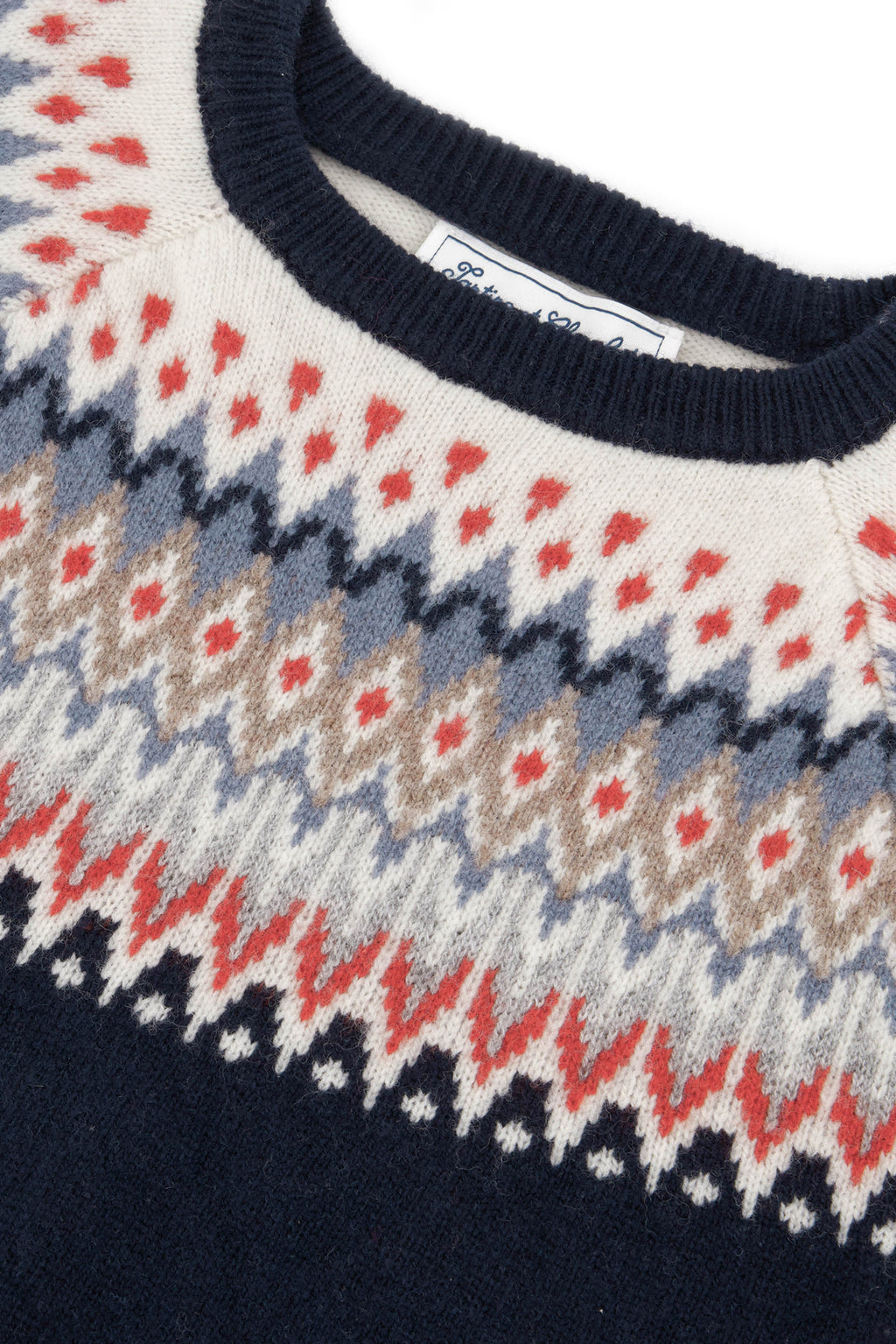 Sweater - Navy jacquard