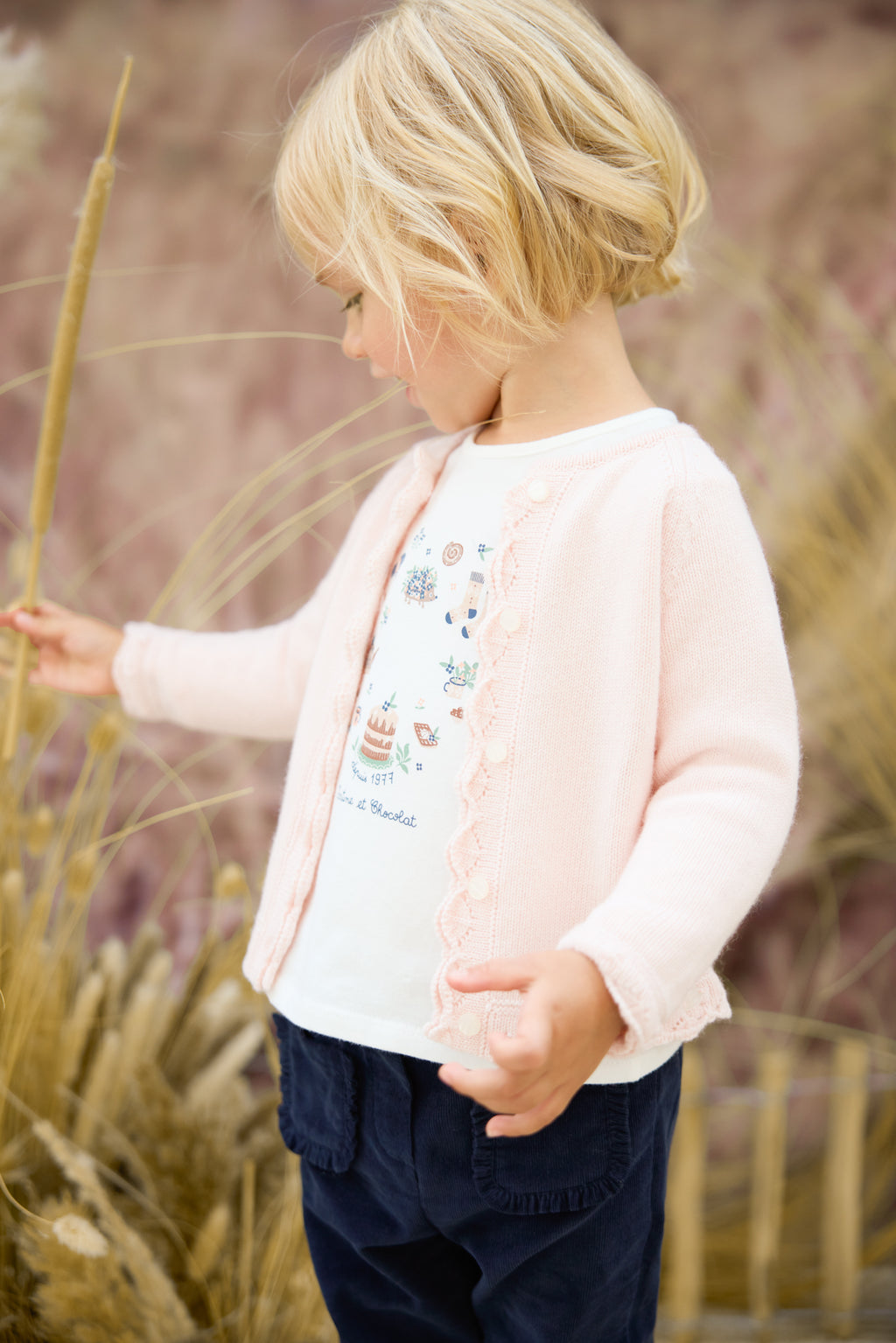 Cardigan - Pale pink Knitwear