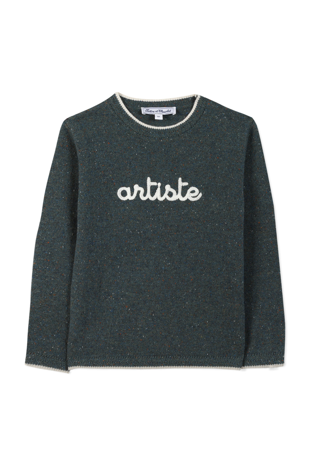 Pull - Vert anglais artiste