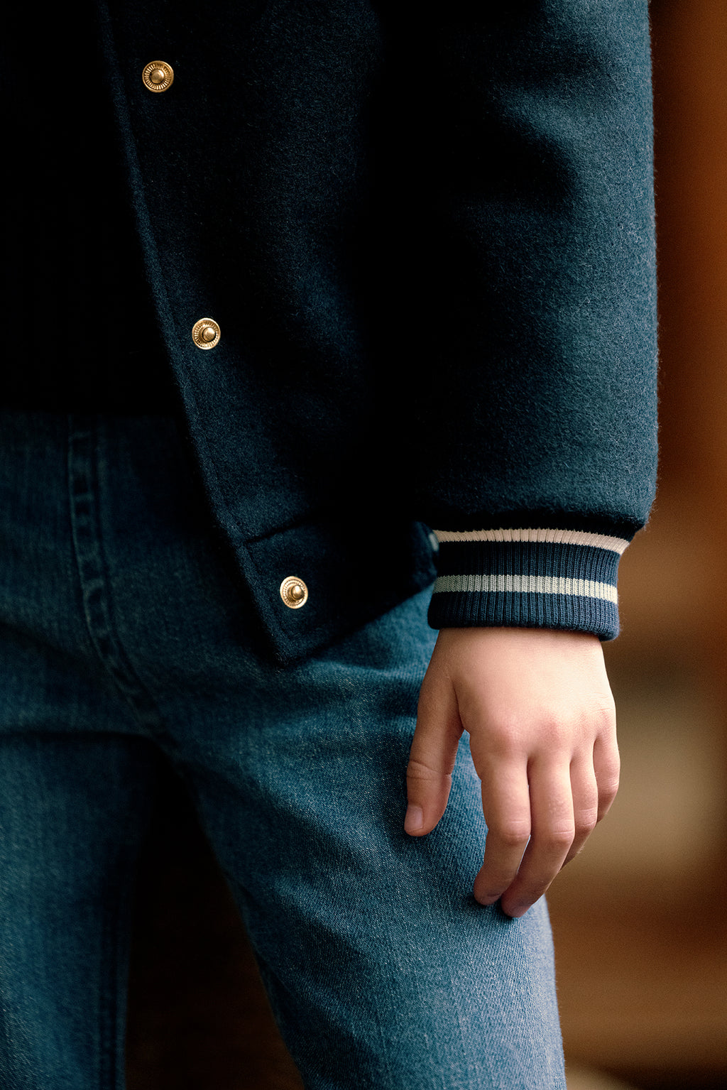 Jacket - Teddy Navy Tc