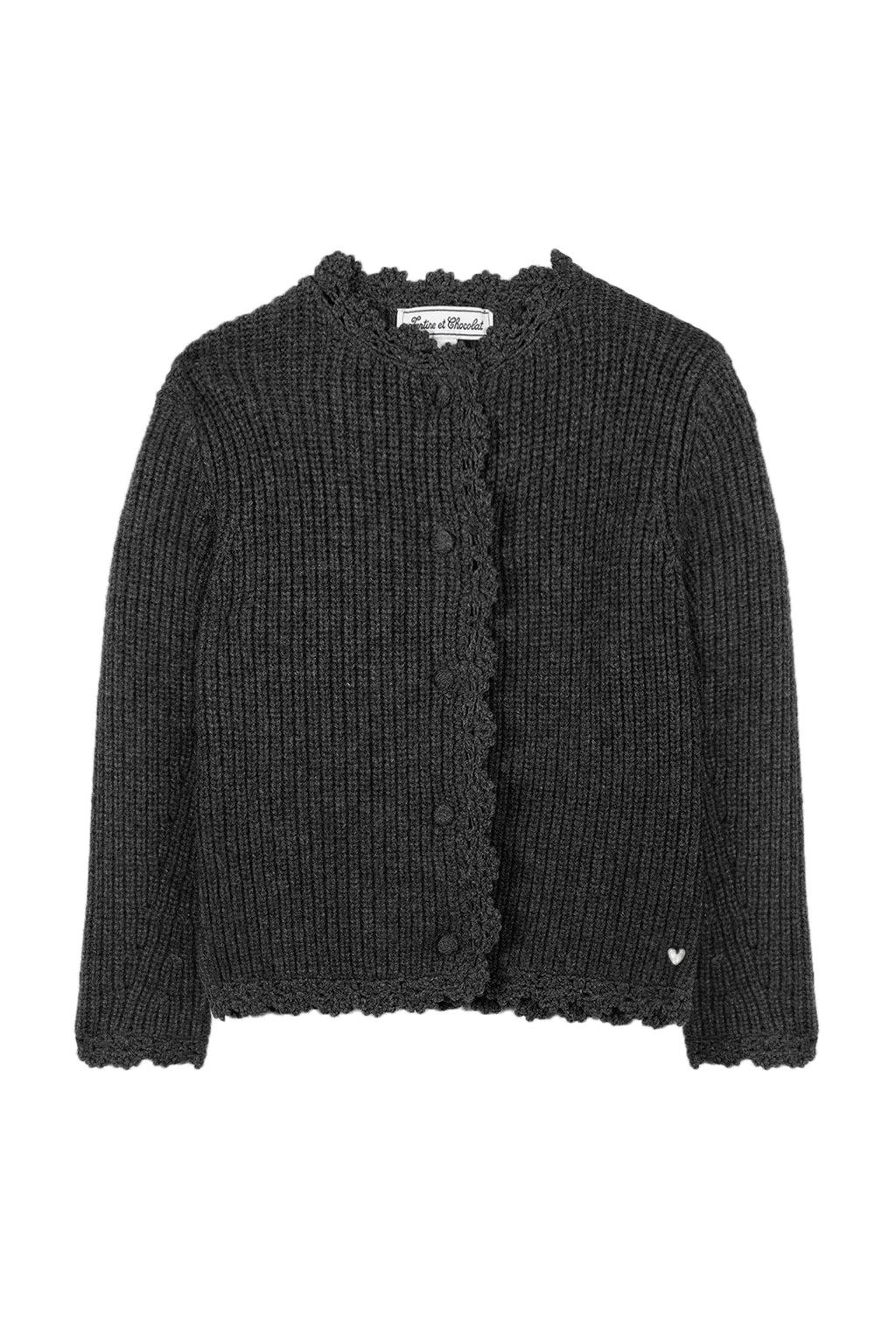 Cardigan - Grigio antracite Maglia