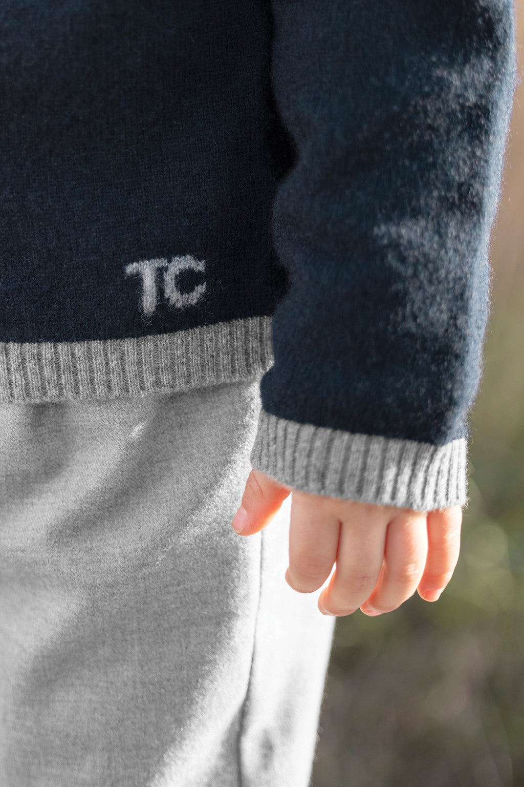 Cardigan - Cashmere Navy Tc