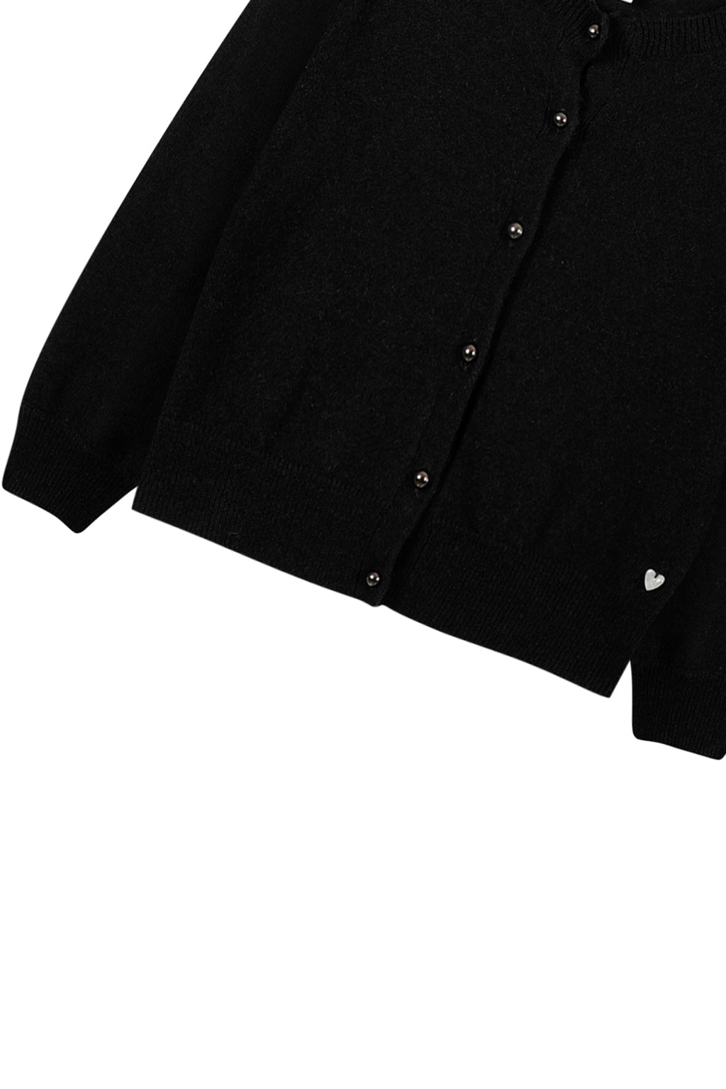 Cardigan - Black Wool