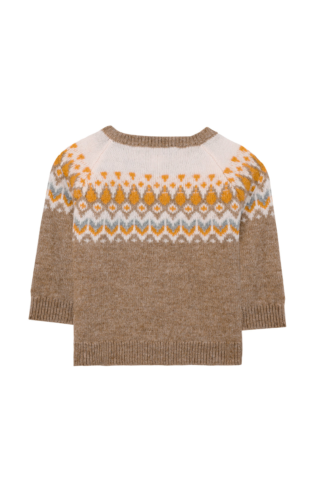 Pull - Beige jacquard