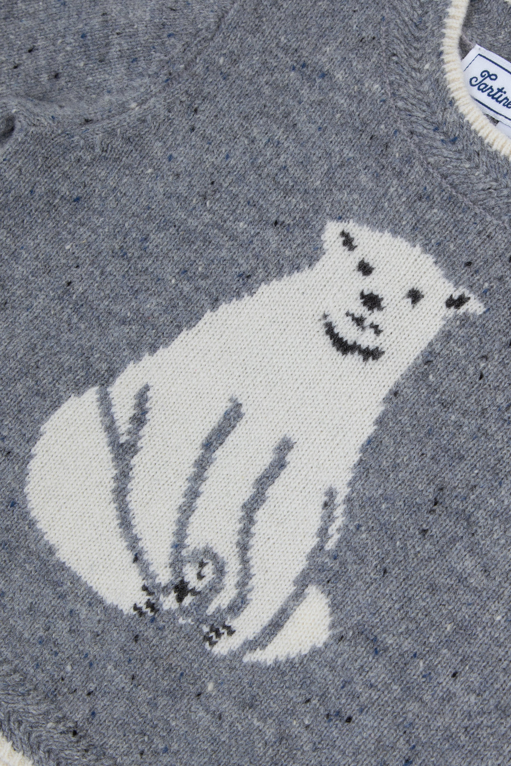 Sweater - Blue Greye Illustration bear