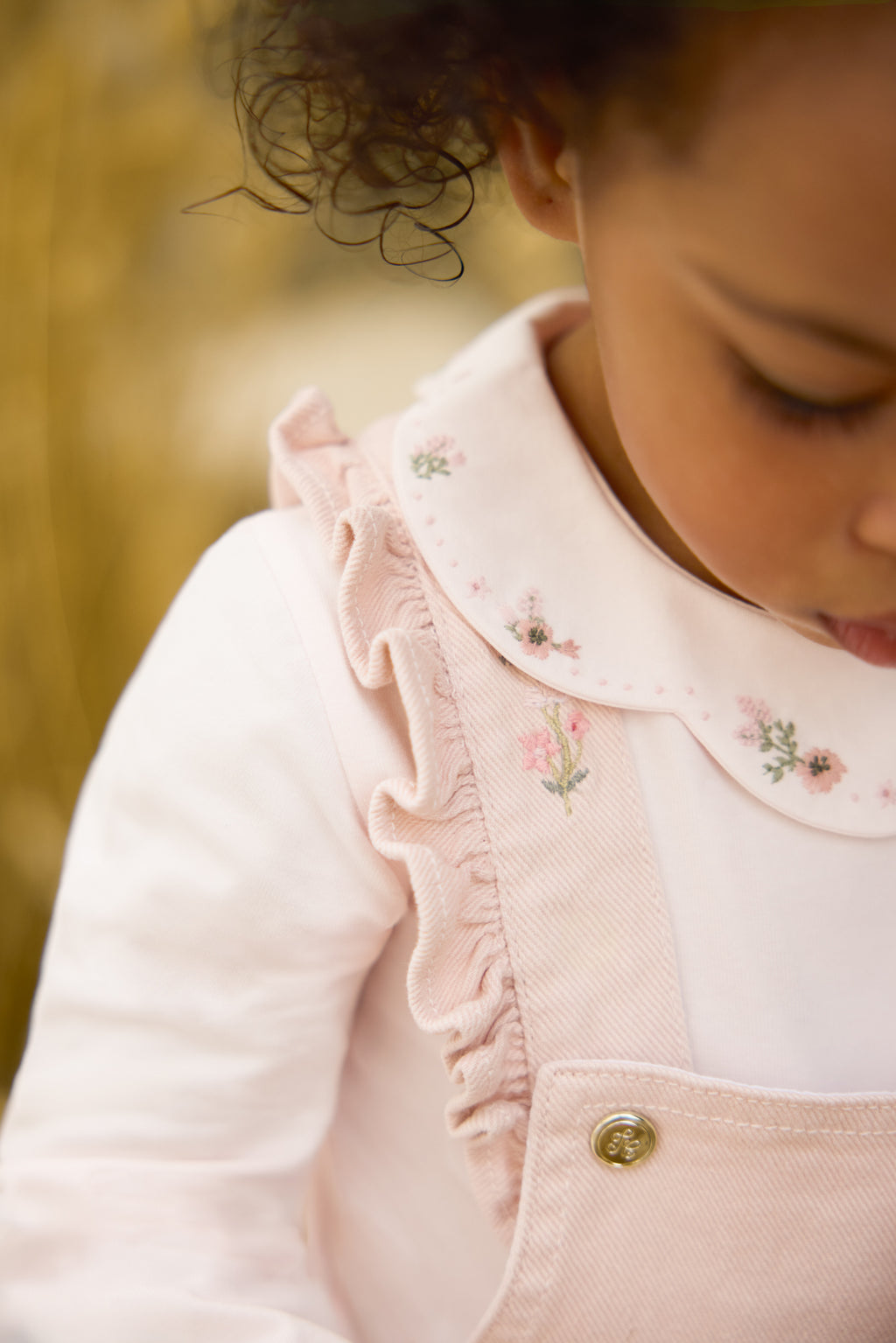 Body - Pale pink Embrodery flowery