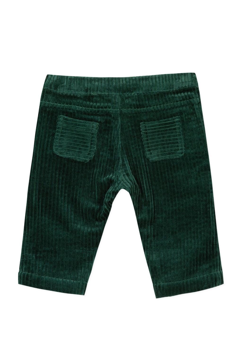 Pantalon - Vert velours côtelé