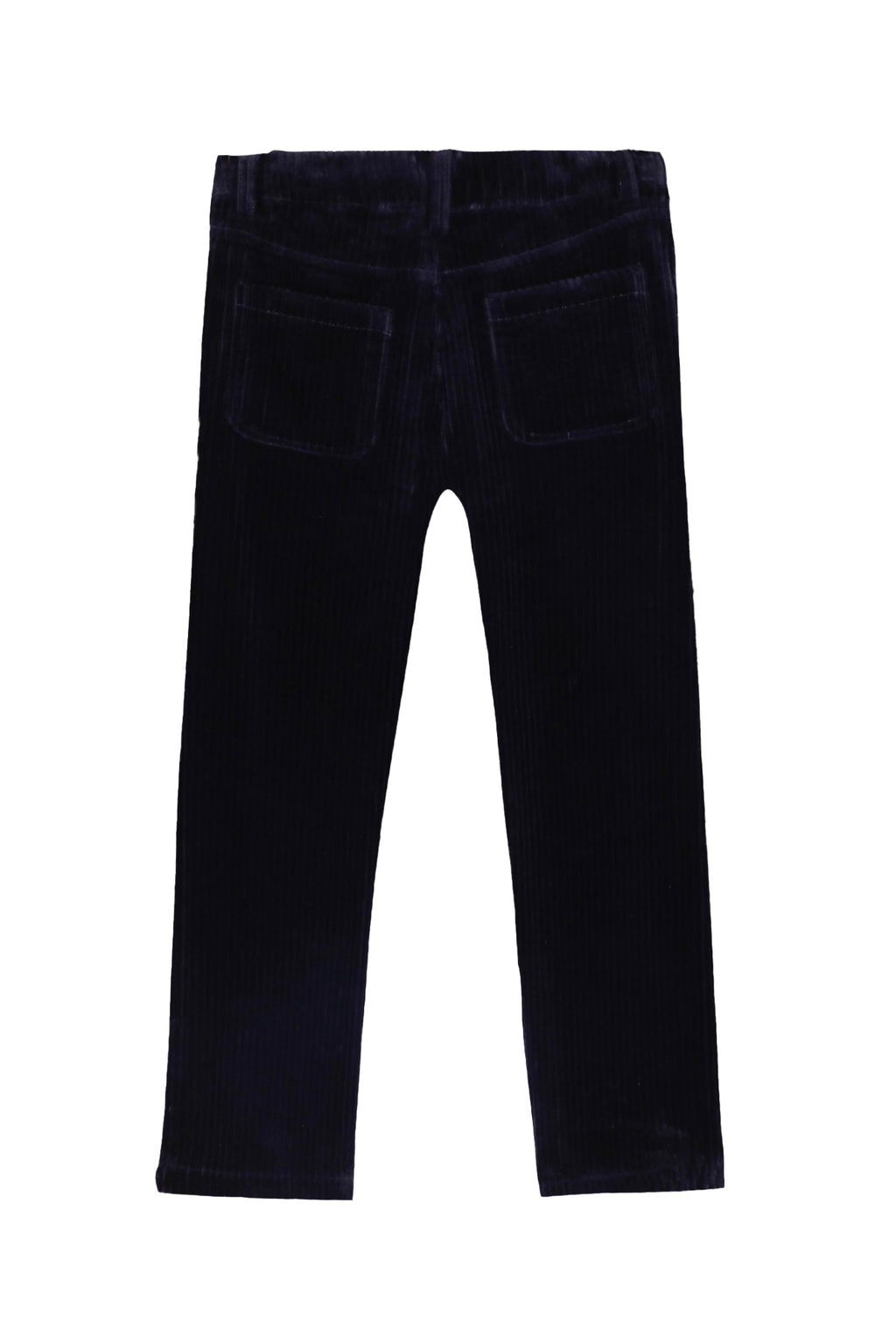 Pantaloni - Blu navy Velluto a coste