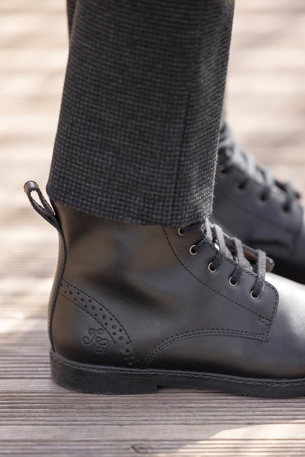 Stiefeletten - Leder Schwarz