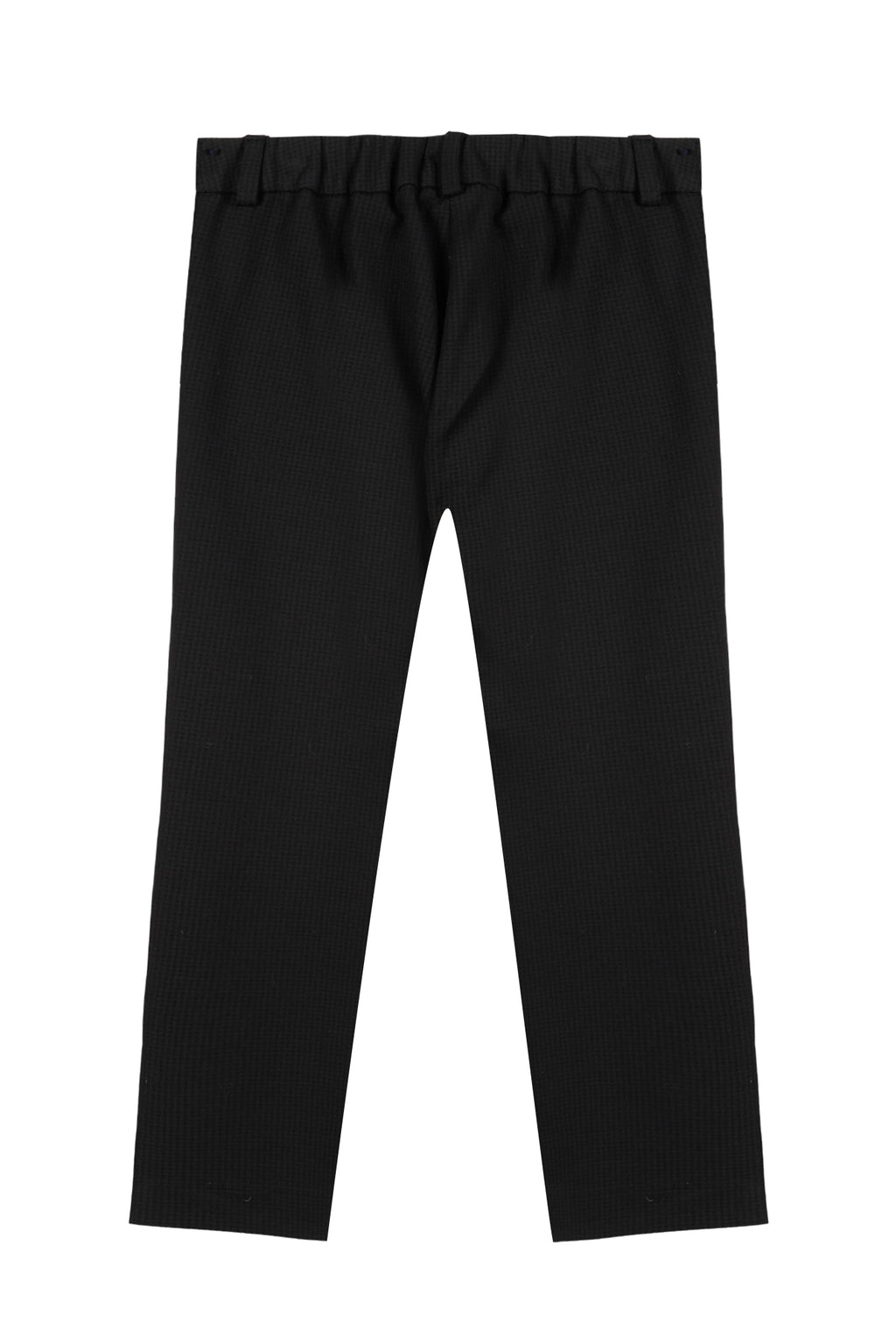 Trousers - Navy Puppytooth