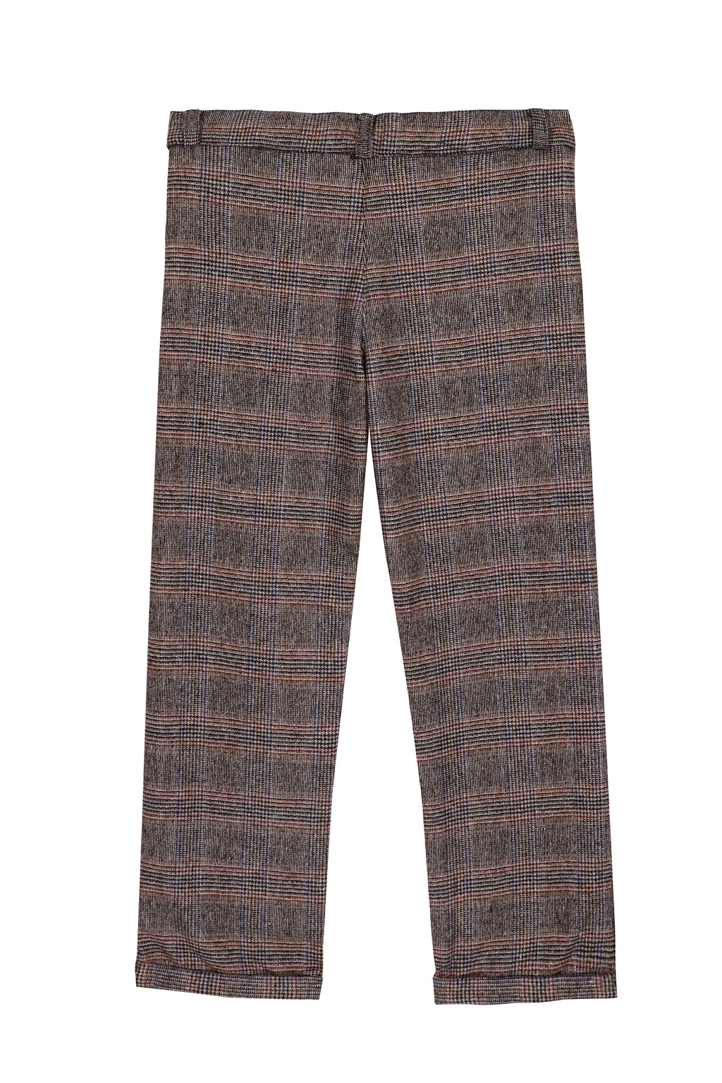 Pantalon - Flanelle carreaux camel